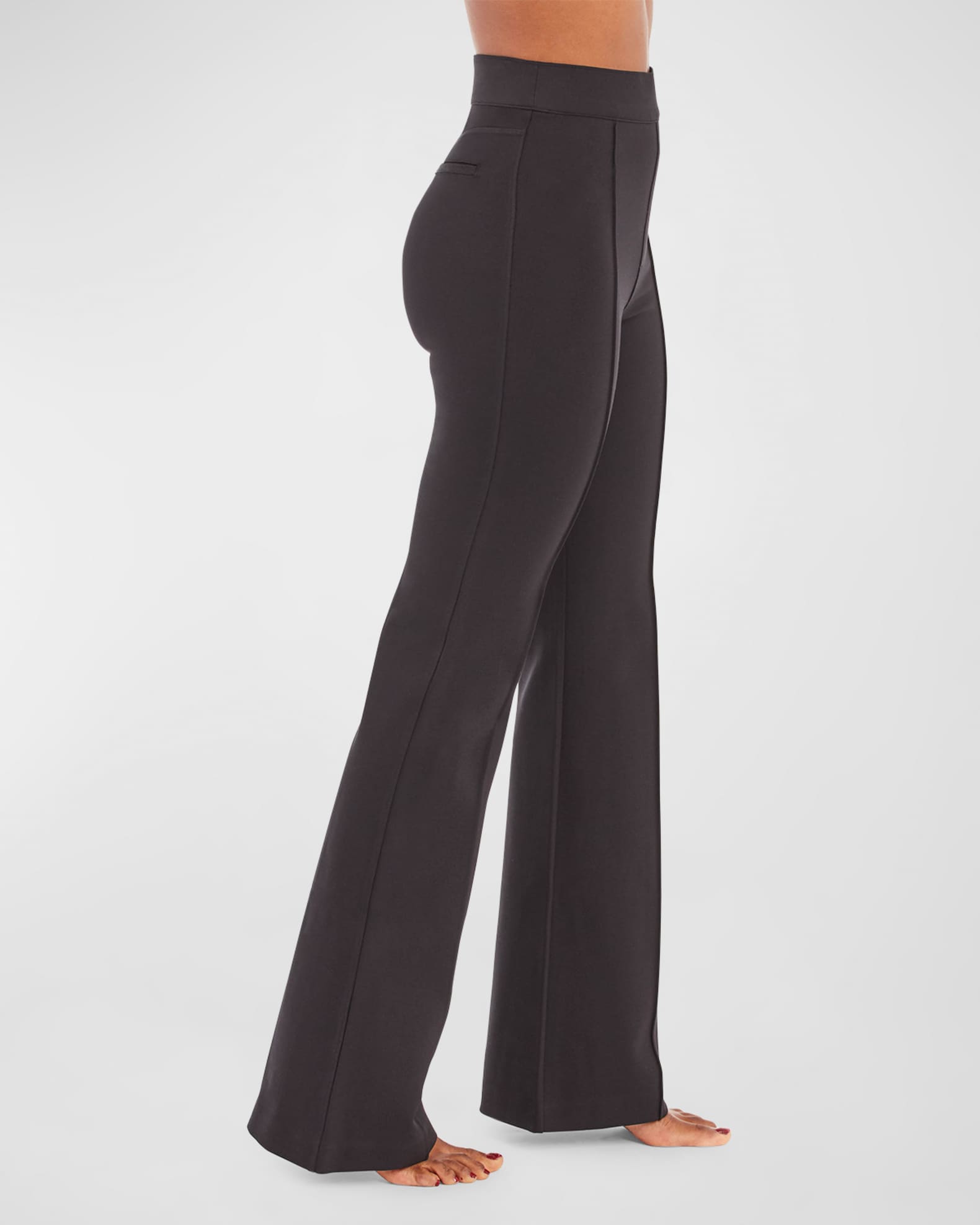SPANX® Black High Rise Perfect Pant Flare – Purpose Boutique