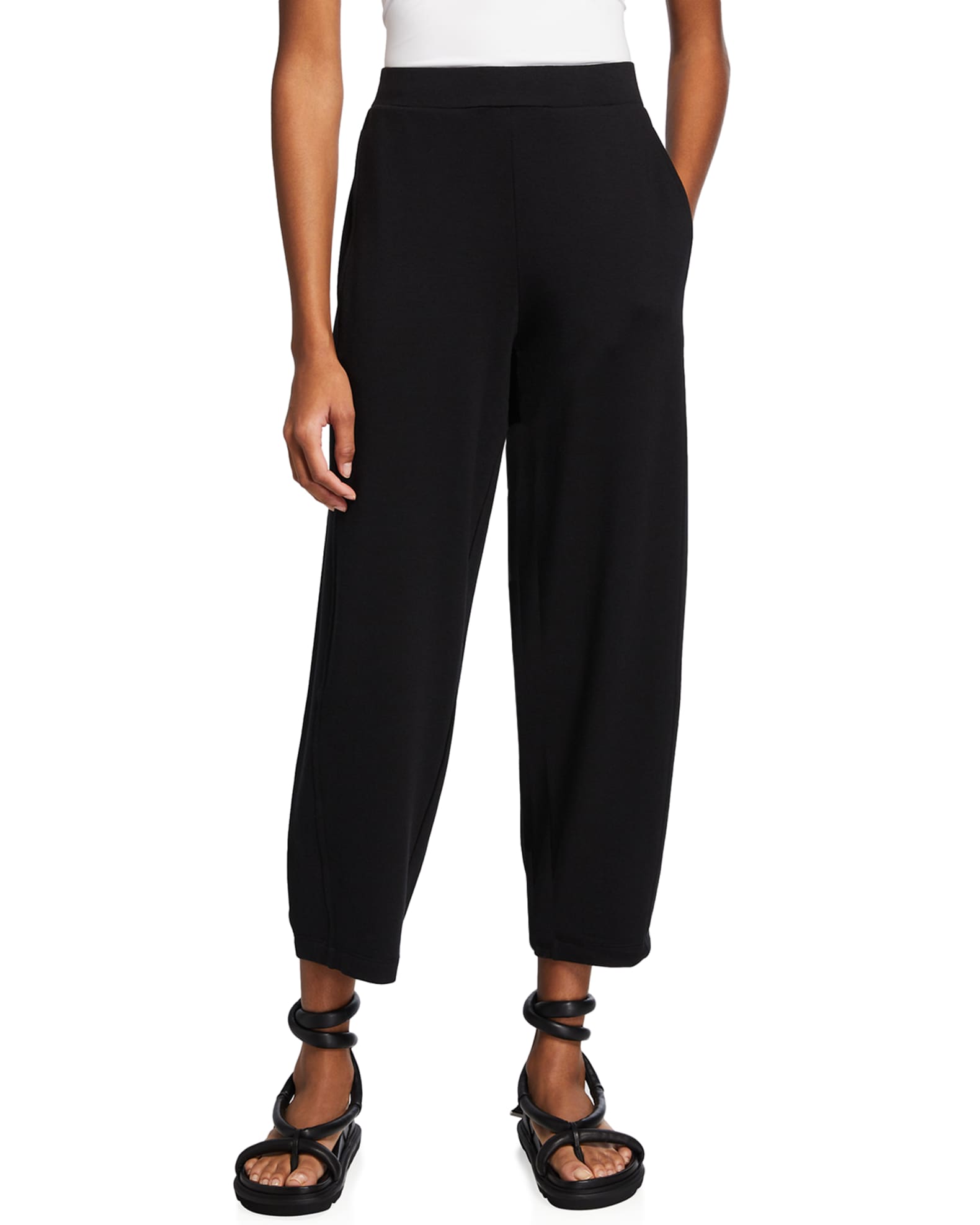 eileen fisher wool lantern pants