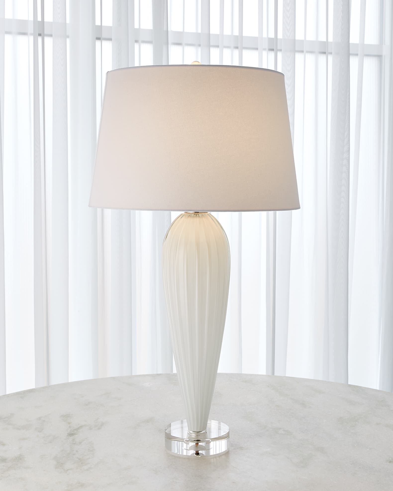 Teardrop Glass Lamp 0