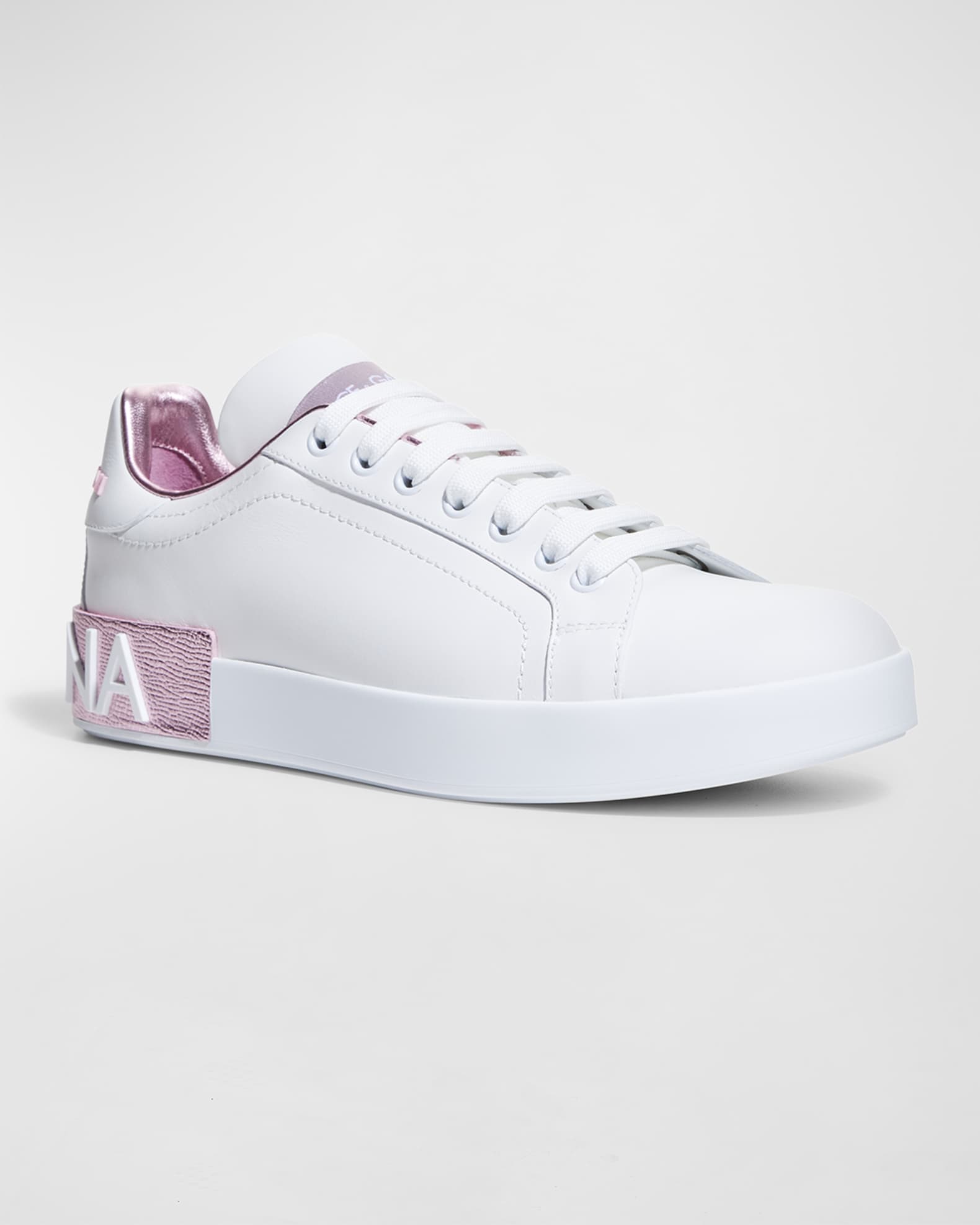 Portofino Bicolor Logo Low-Top Sneakers 1