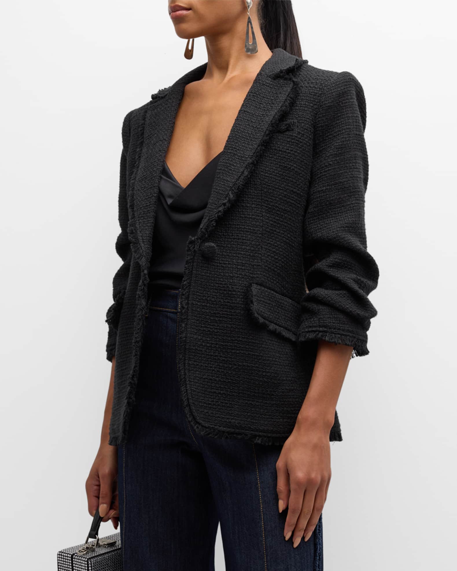 Khloe Boucle Blazer 0