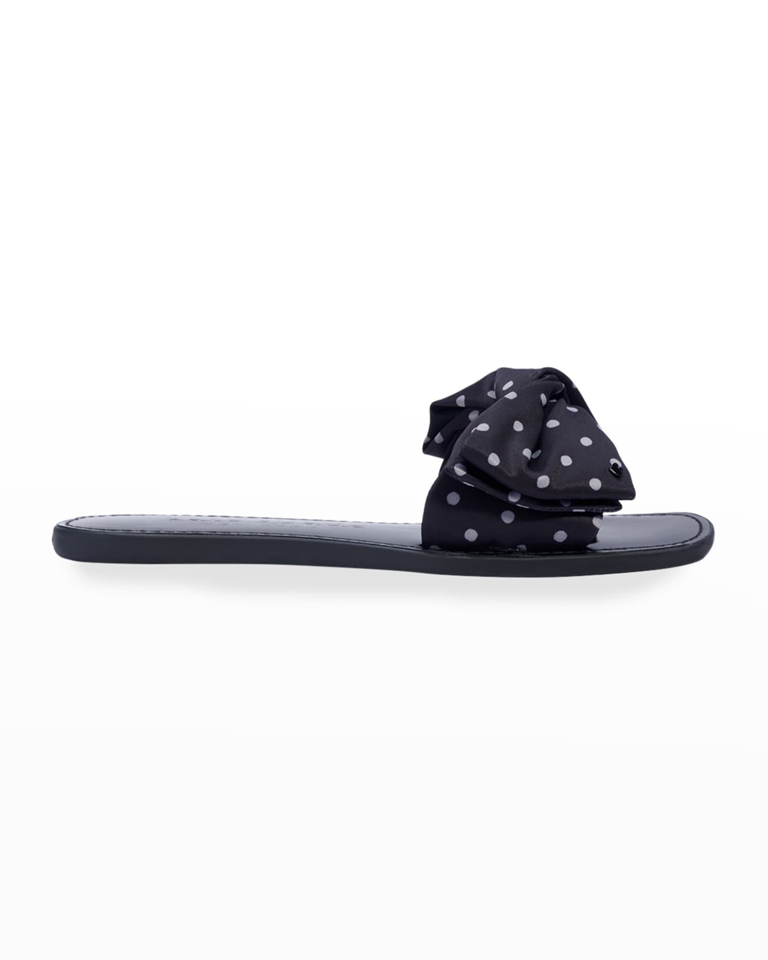 bikini bow slide sandals