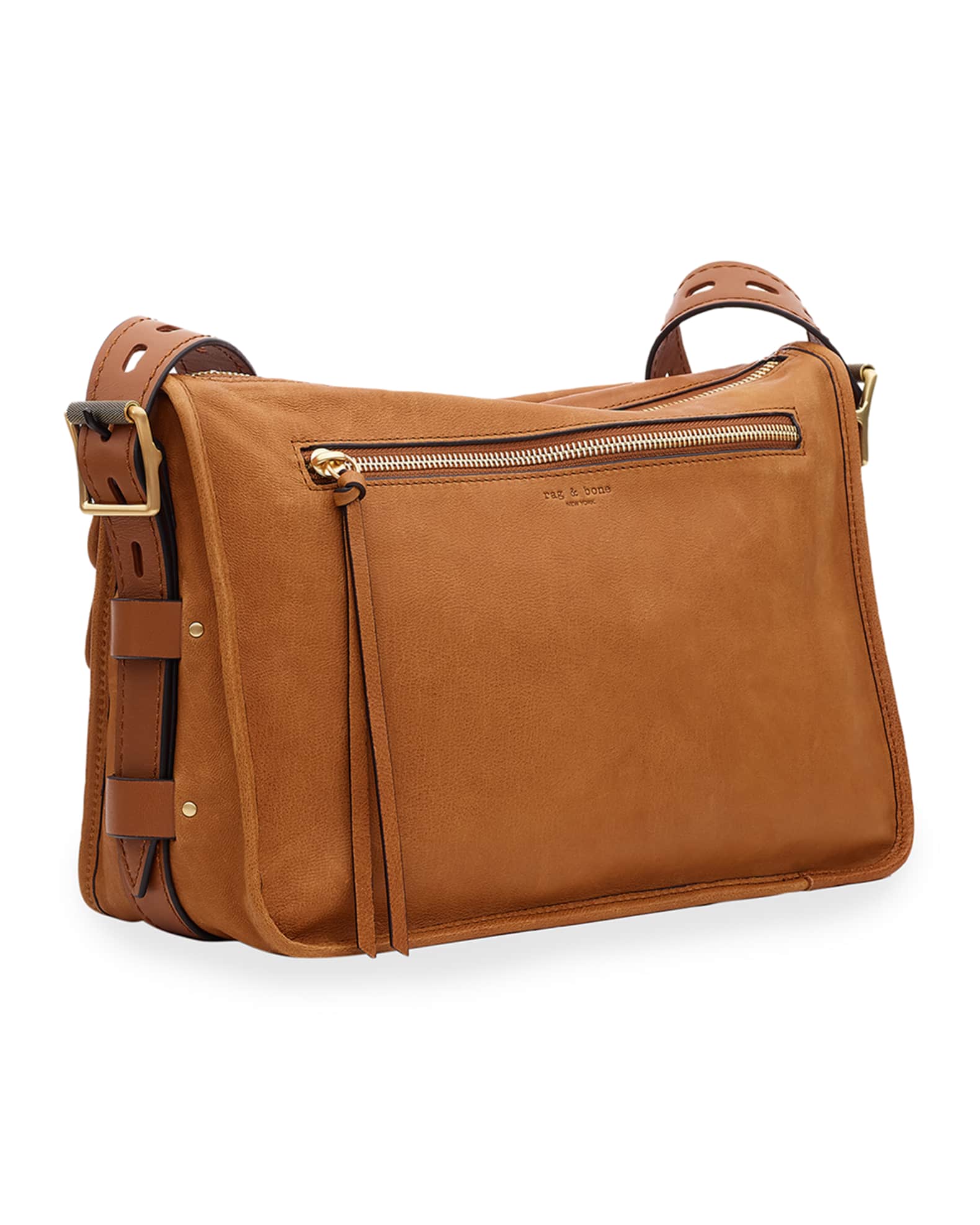 Rag & Bone Field Leather Messenger Bag Neiman Marcus