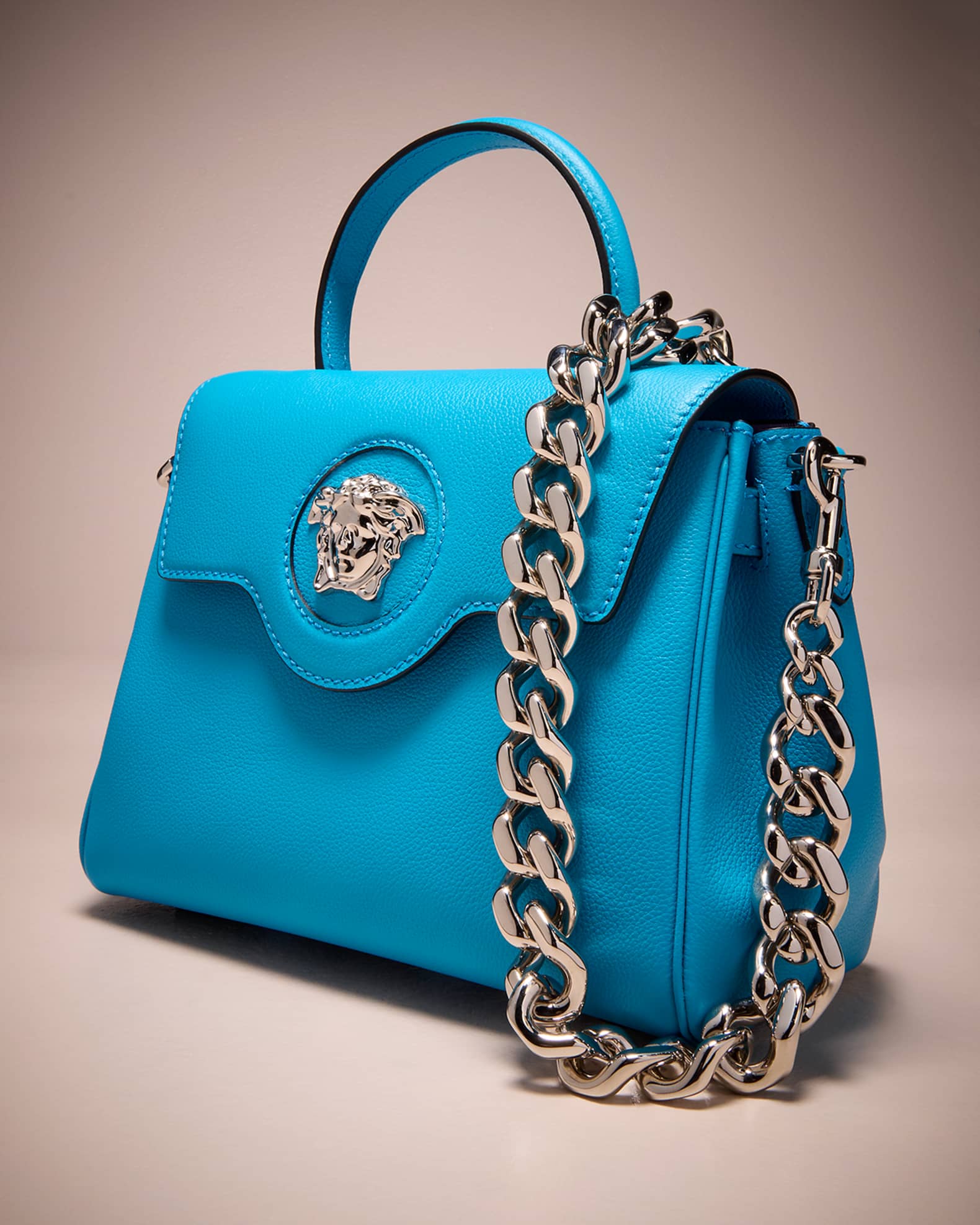 Versace bag blue on sale