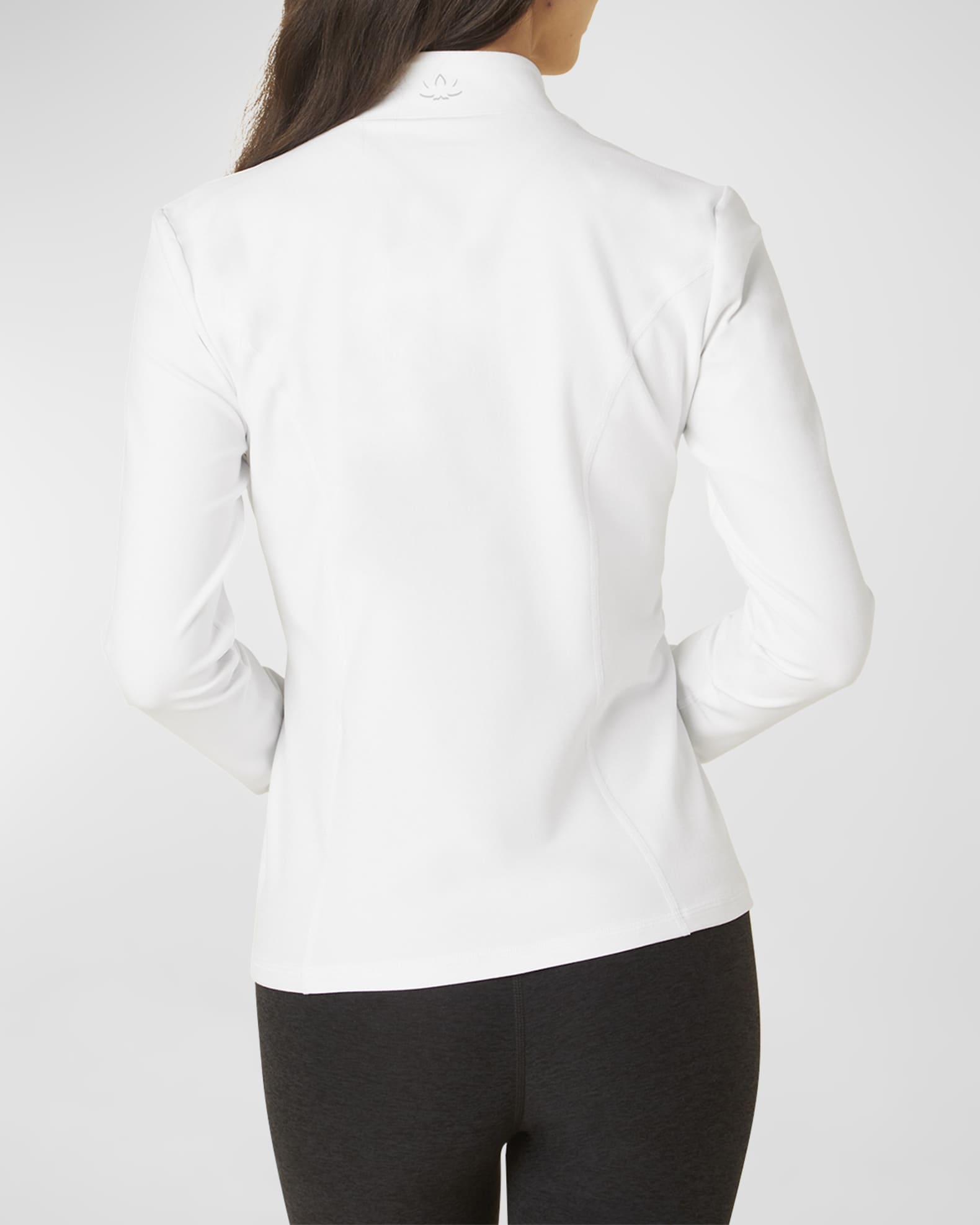 Beyond yoga peplum jacket top