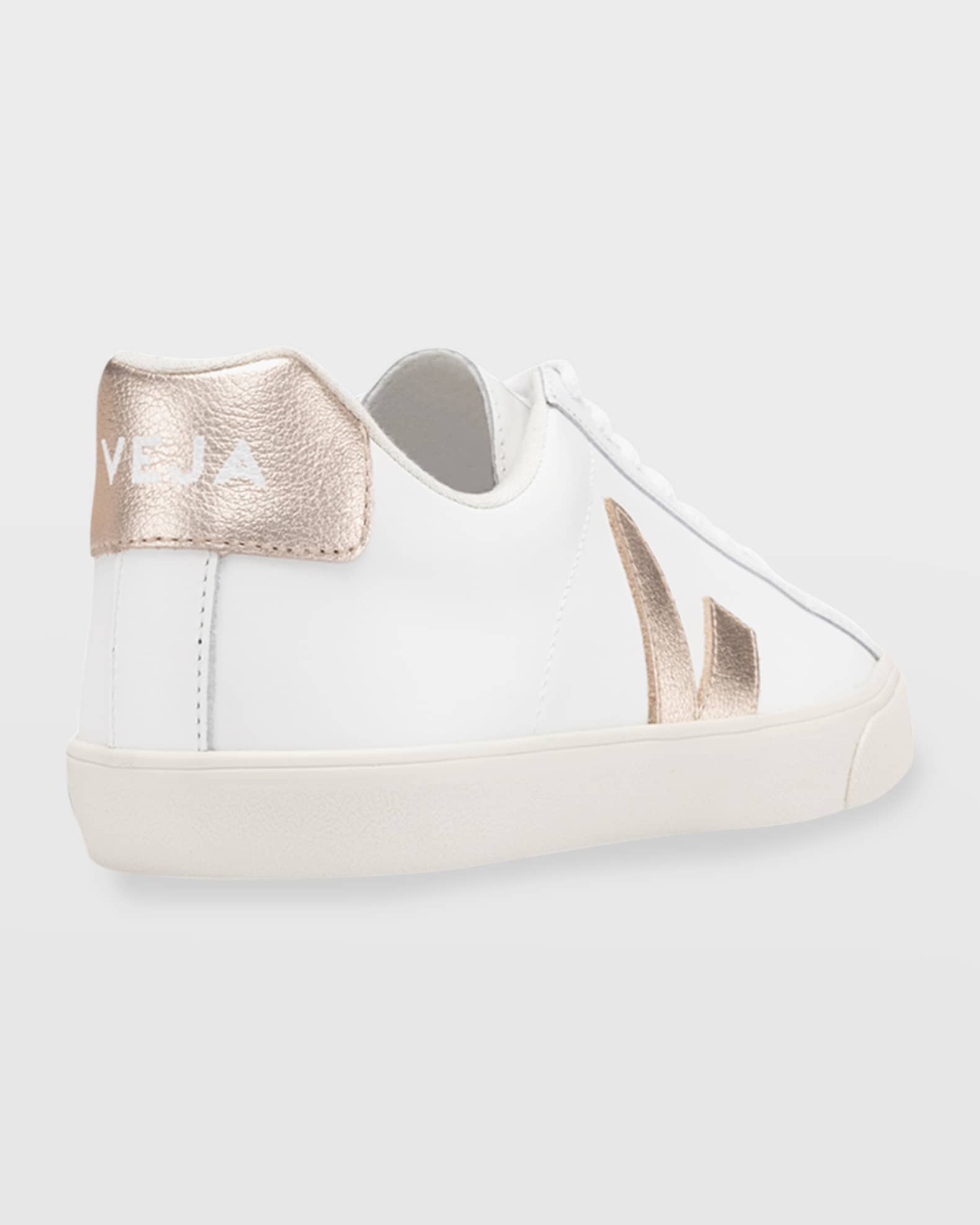 VEJA Esplar Logo Leather Low Top Sneakers Neiman Marcus