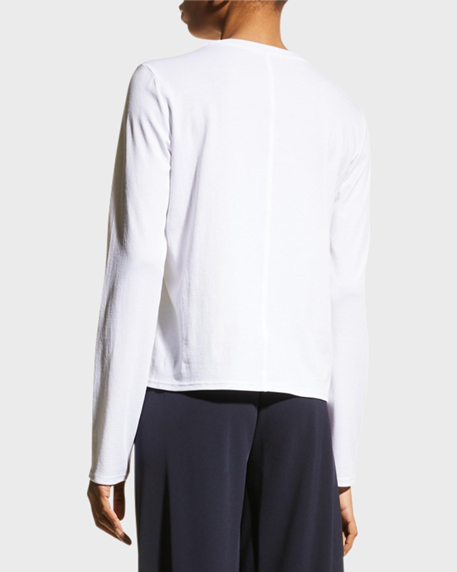 THE ROW Sherman Long-Sleeve Cotton Tee | Neiman Marcus
