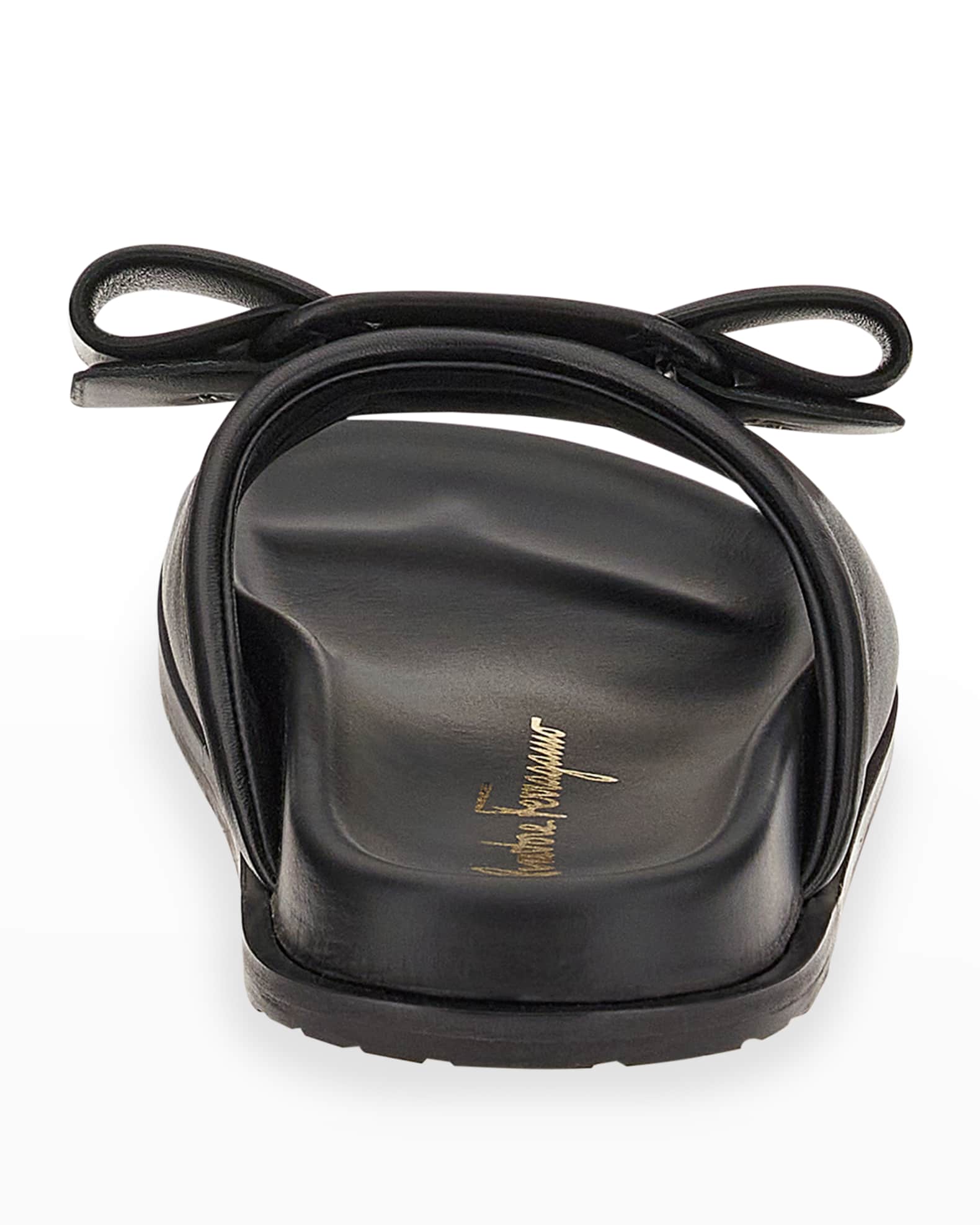 ferragamo virgil bow slides