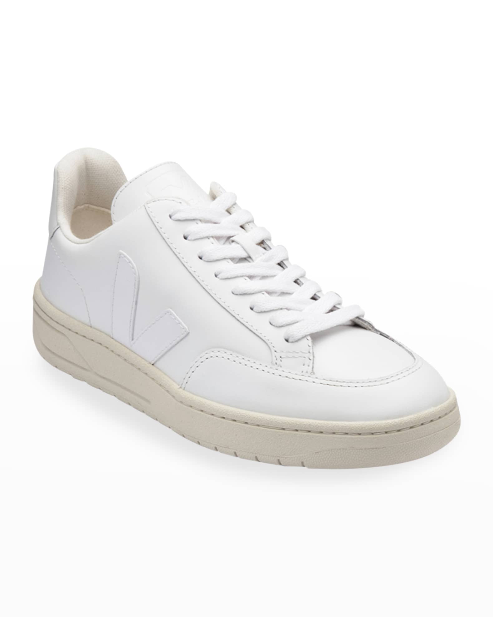 VEJA V-12 Classic Court Low-Top Sneakers | Neiman Marcus