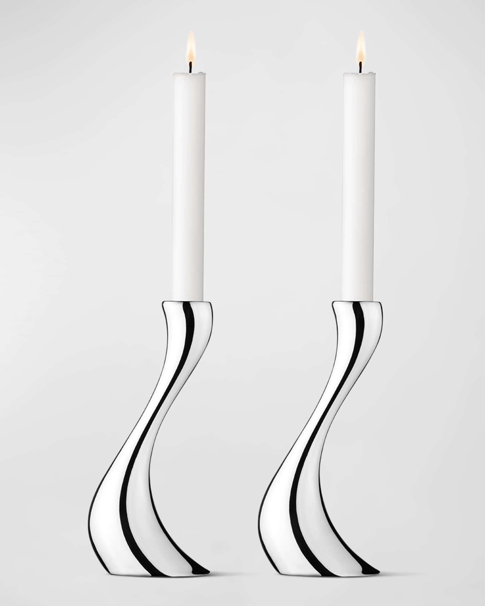 Cobra Medium Candle Holders, Set of 2