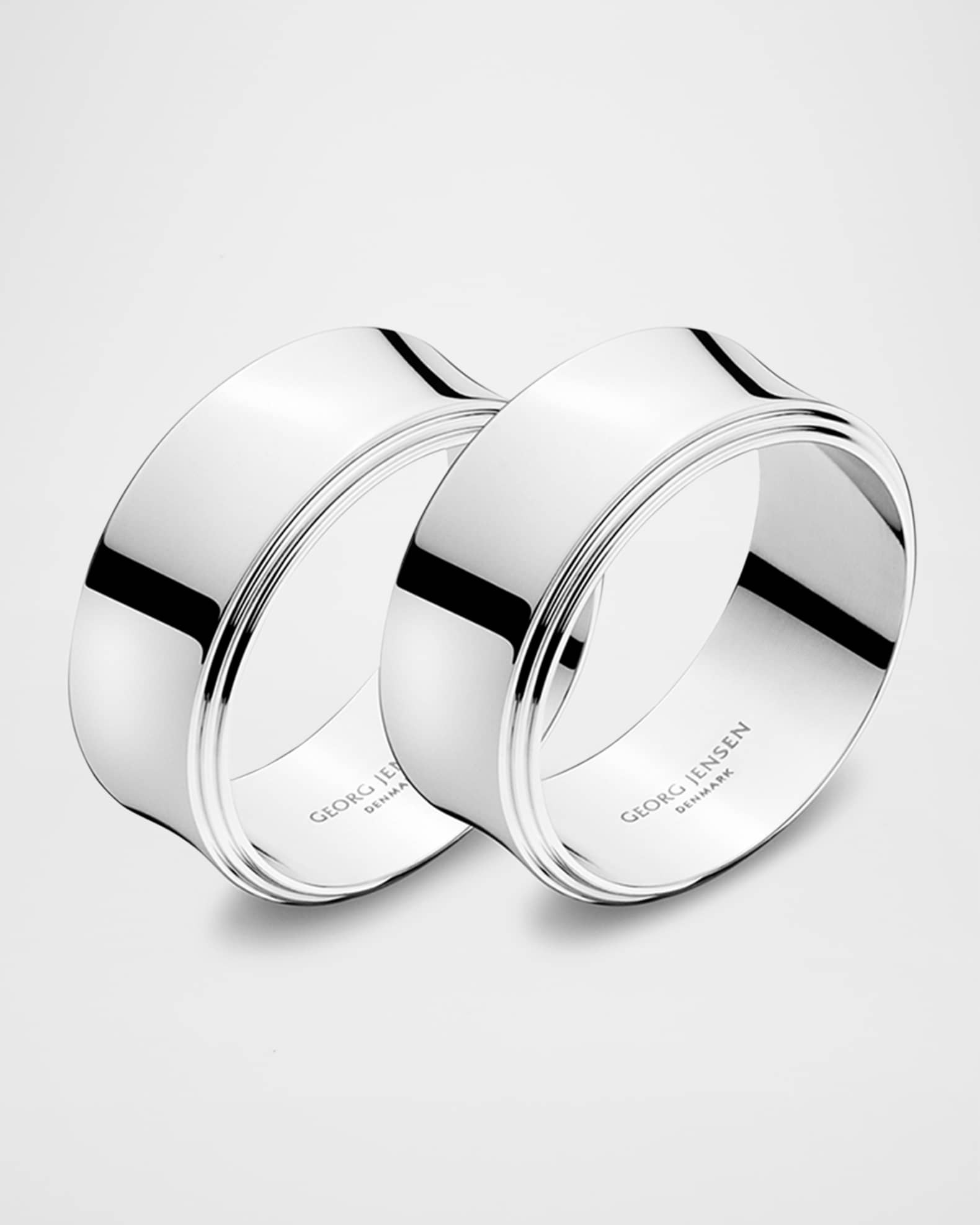 Pyramid Napkin Rings, Set of 2 0