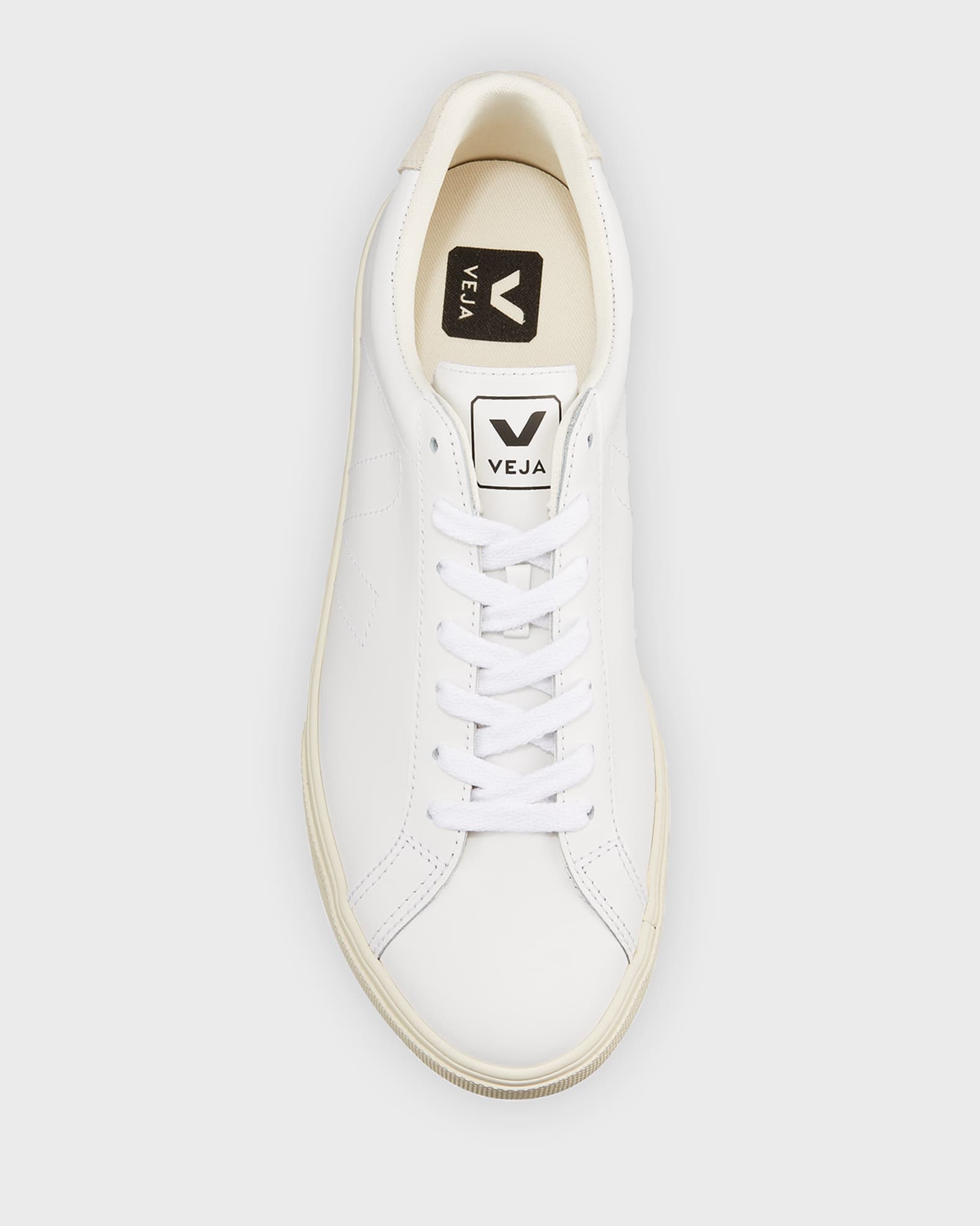 VEJA Esplar Leather Logo Sneakers Neiman Marcus