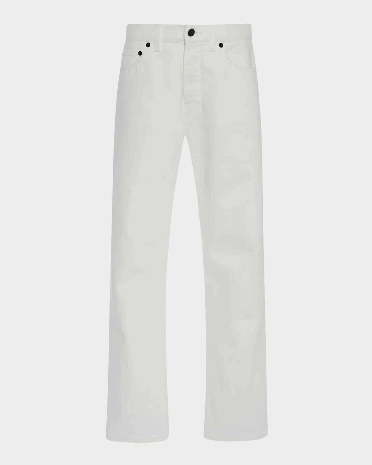 【THE ROW】Lesleyミッドライズ クロップド ストレート ジーンズ Lesley mid-rise cropped straight jeans in blue - The Row