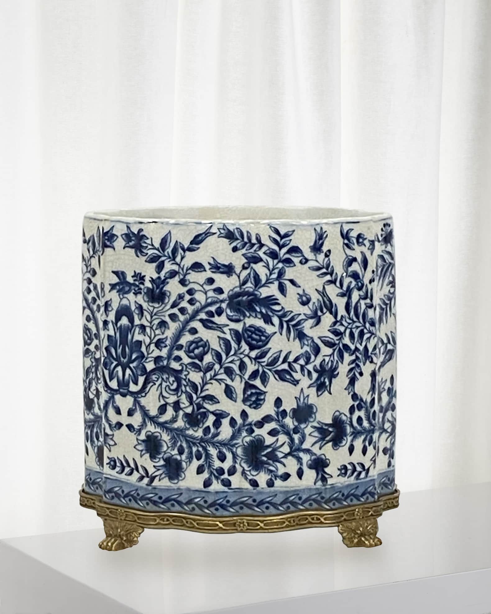 Blue and White High Box 0
