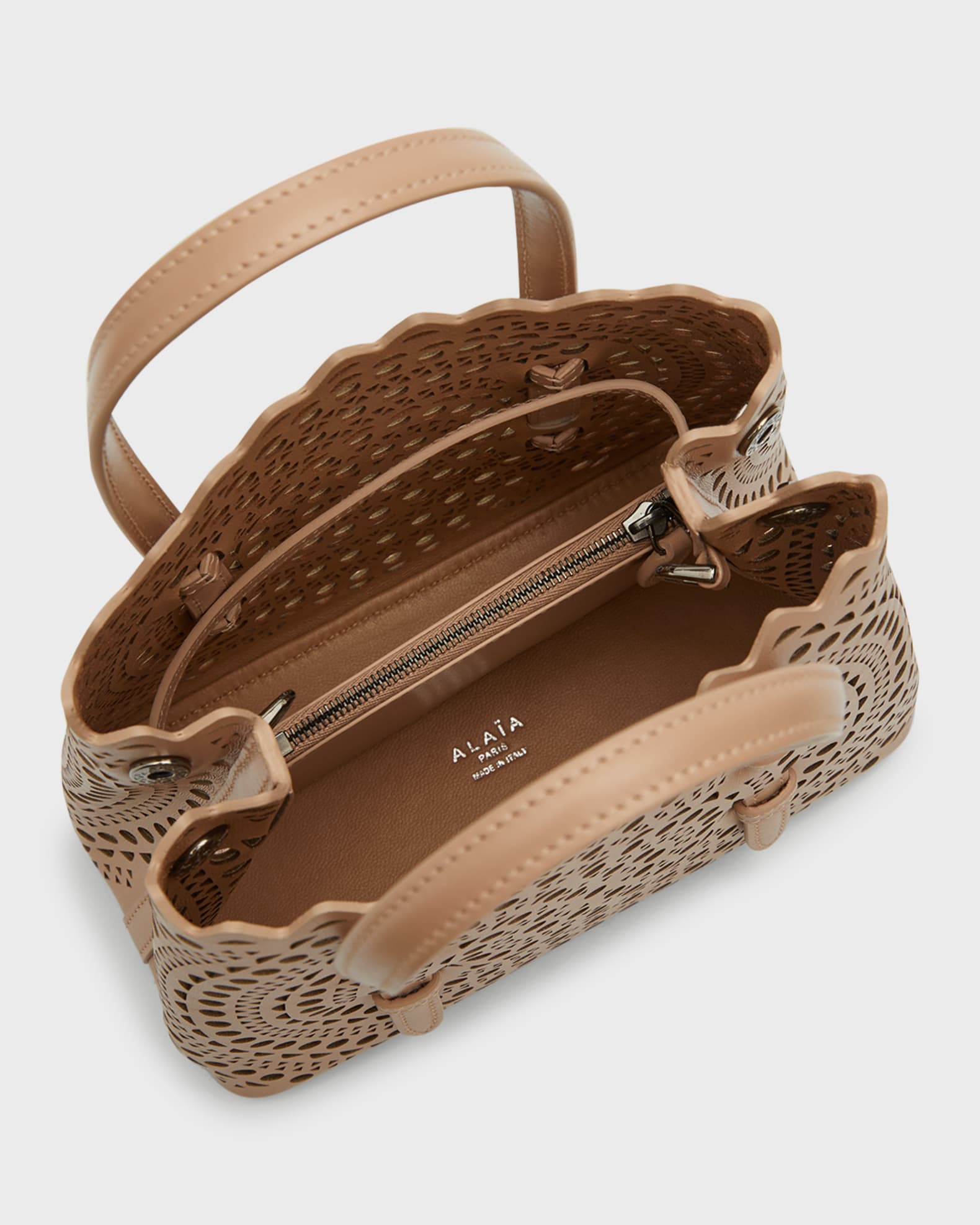 ALAIA Mina 20 Vienne LaserCut TopHandle Bag Neiman Marcus