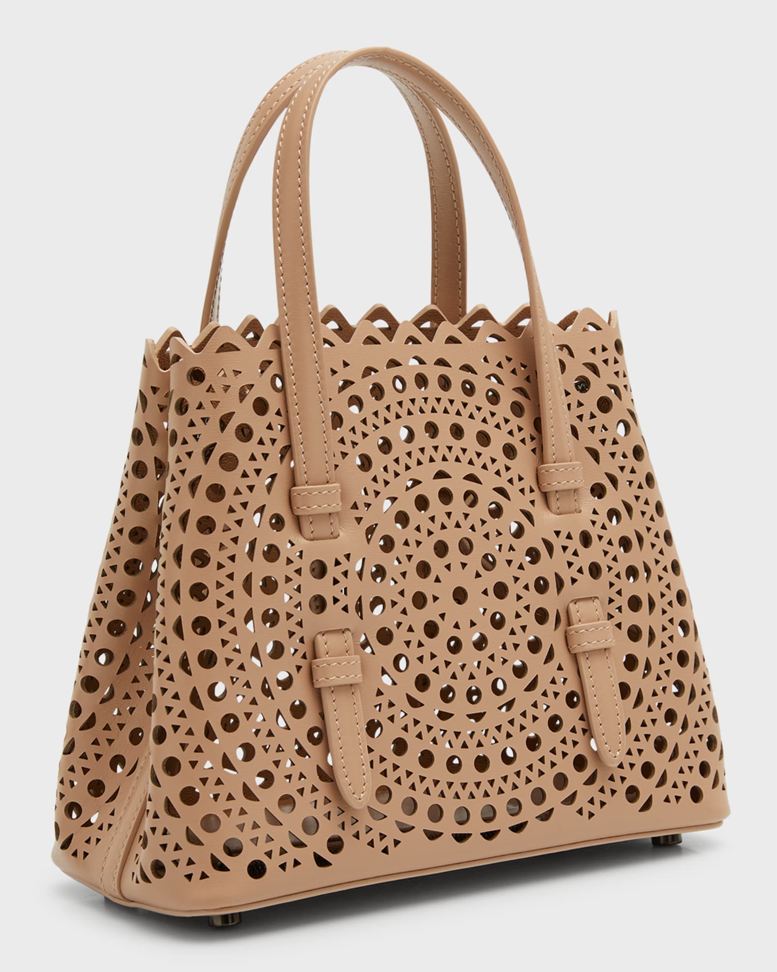 ALAIA Mina 20 Vienne LaserCut TopHandle Bag Neiman Marcus