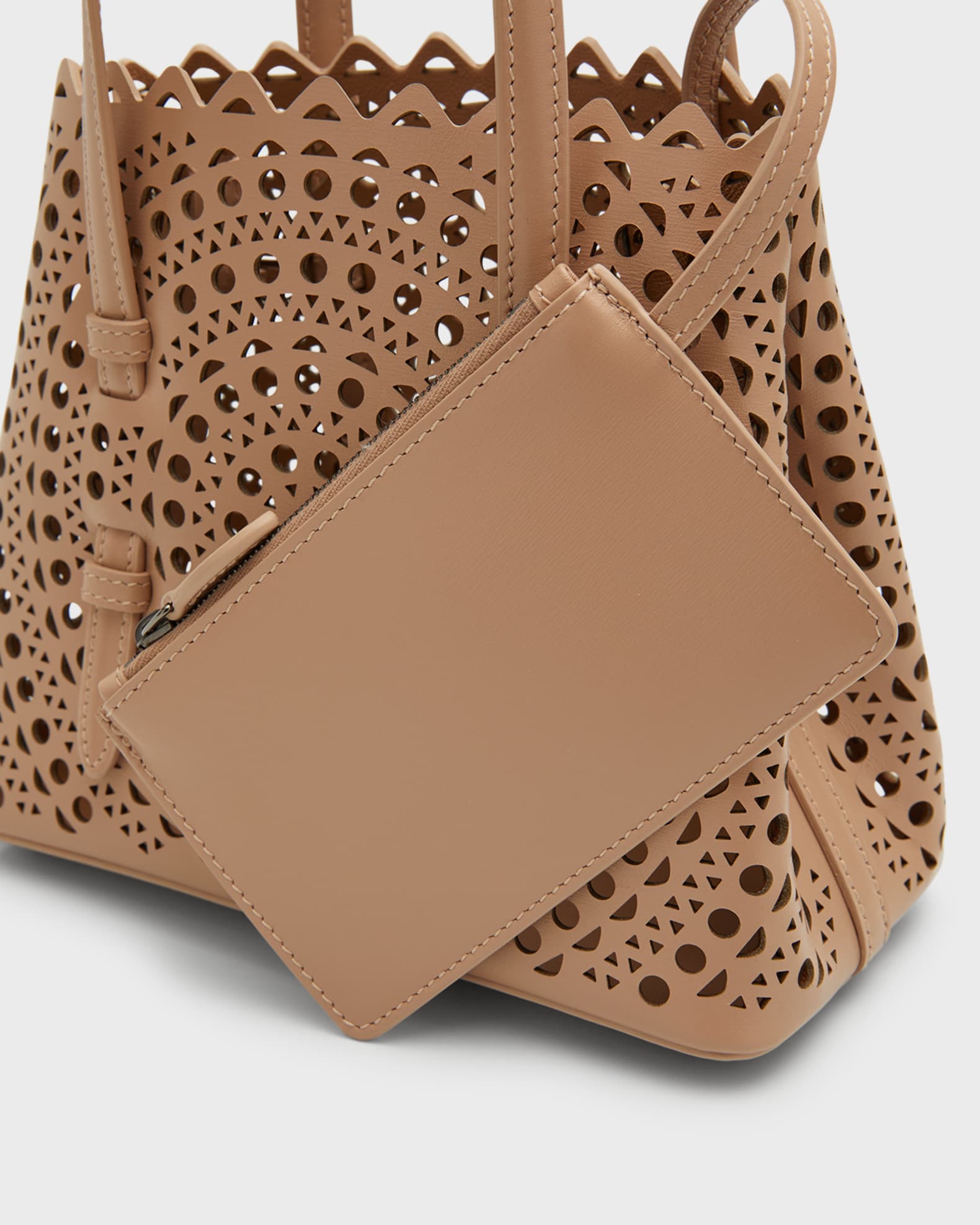 ALAIA Mina 20 Vienne LaserCut TopHandle Bag Neiman Marcus