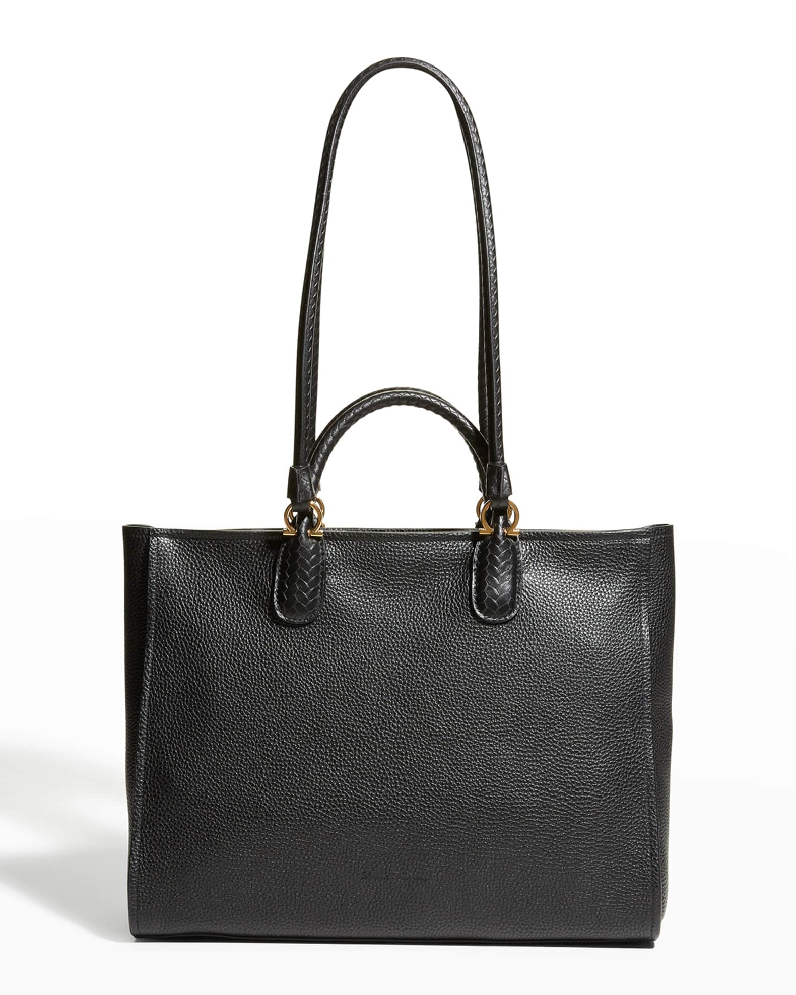 ferragamo gancini tote bag