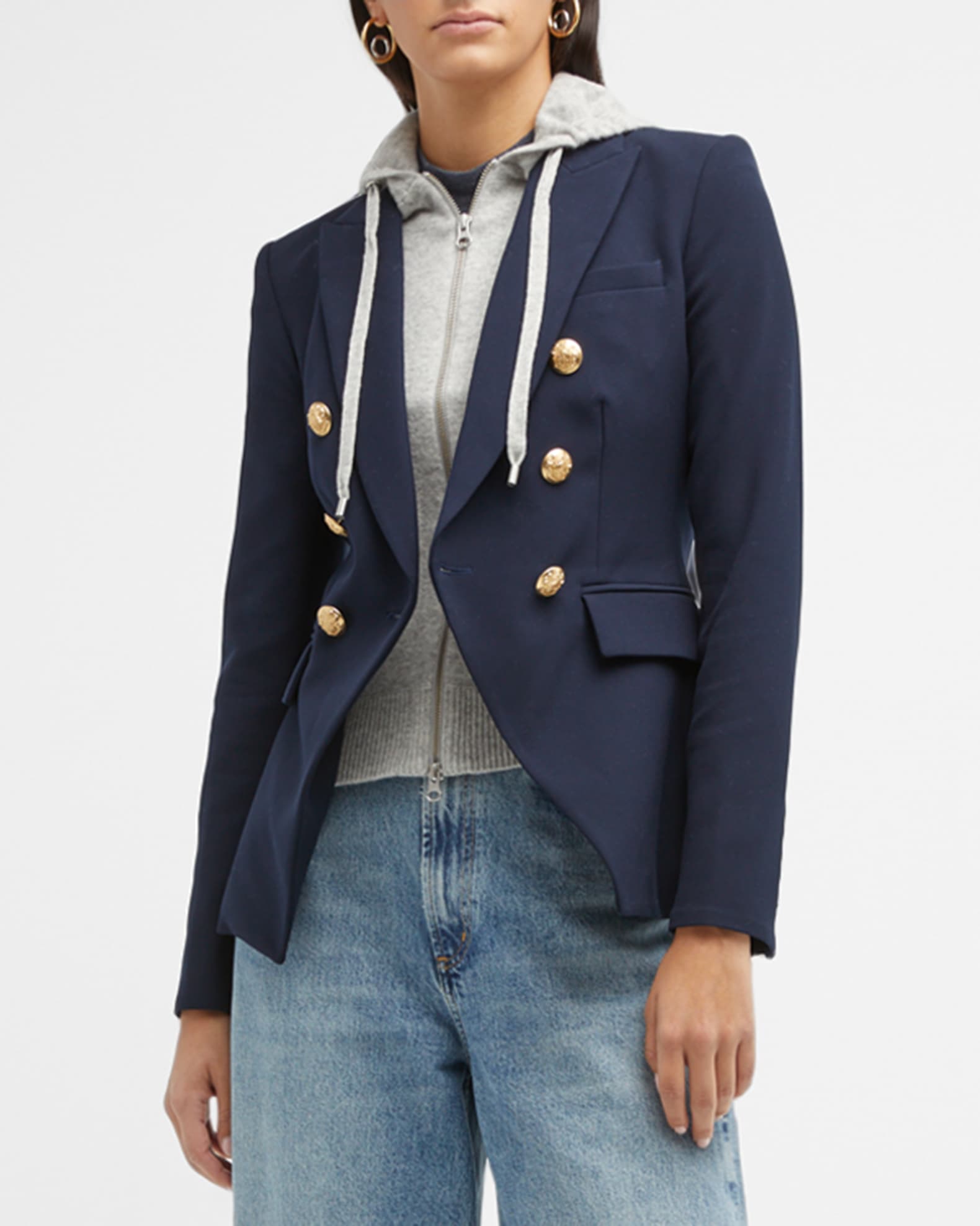 Veronica Beard Cashmere Hoodie Dickey