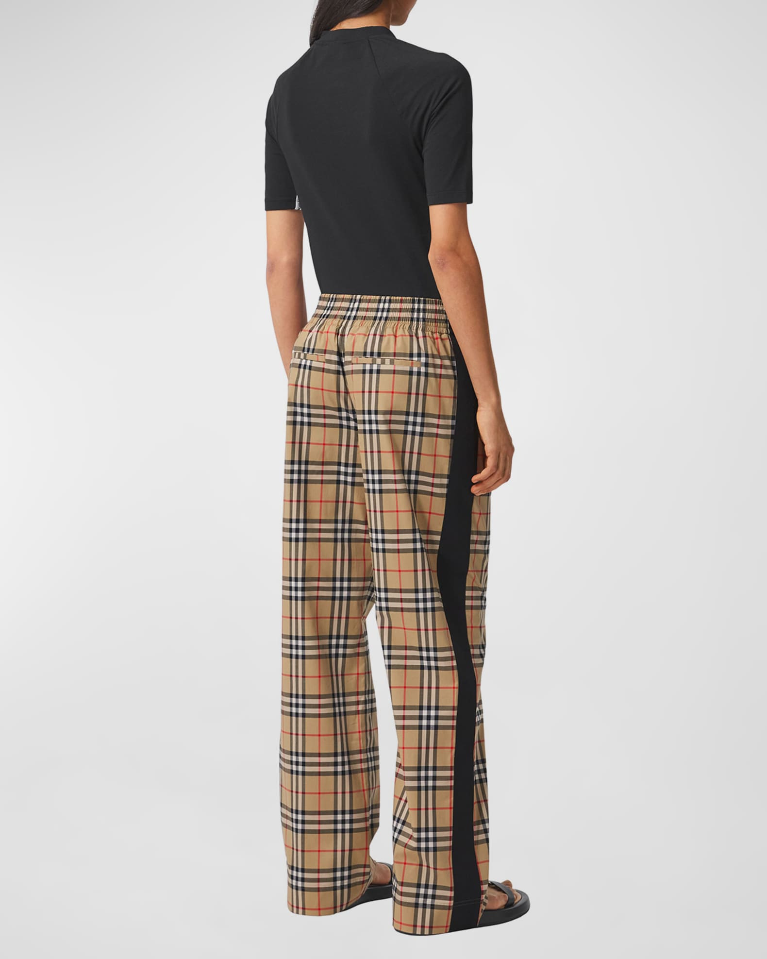 Burberry style trousers hotsell