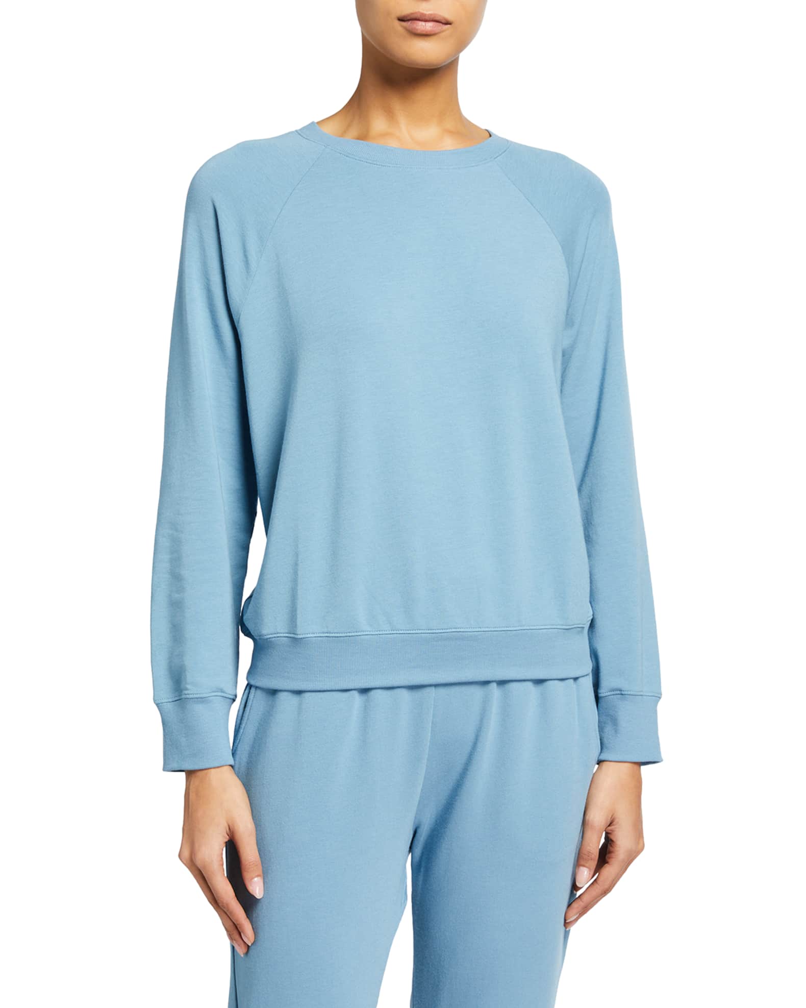 Eberjey Blair Ringer Sweatshirt | Neiman Marcus