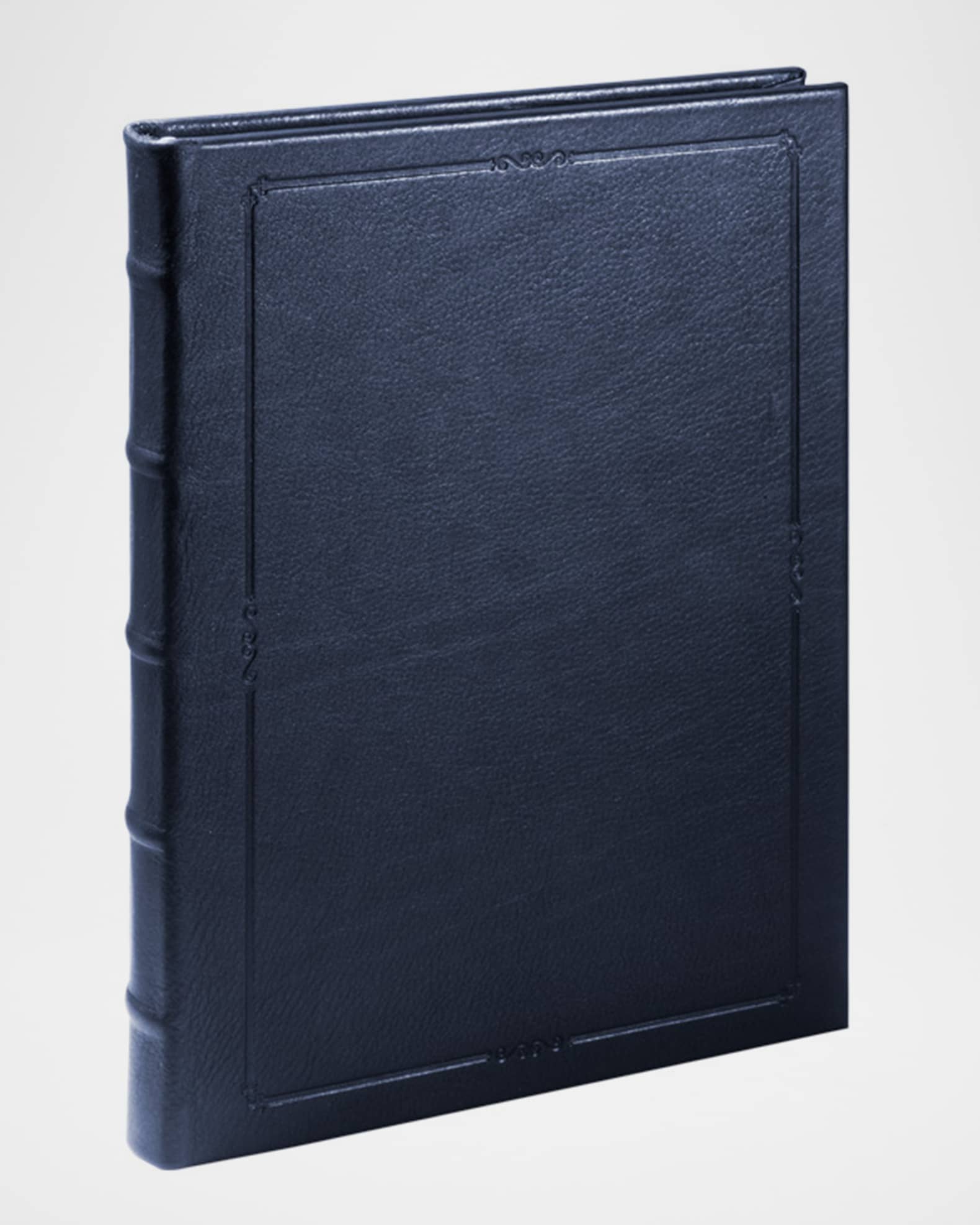 Lined Hardcover Leather Journal, 9" 1