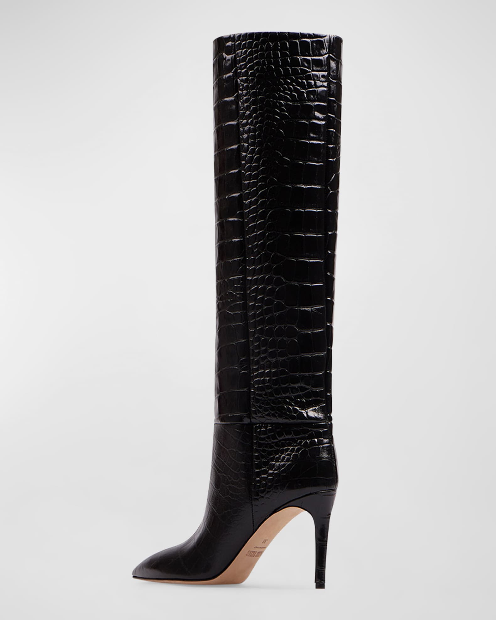 ロングブーツ PARIS TEXAS Stiletto Boot Paris Texas Knee-High Leather Stiletto Boots | Neiman Marcus