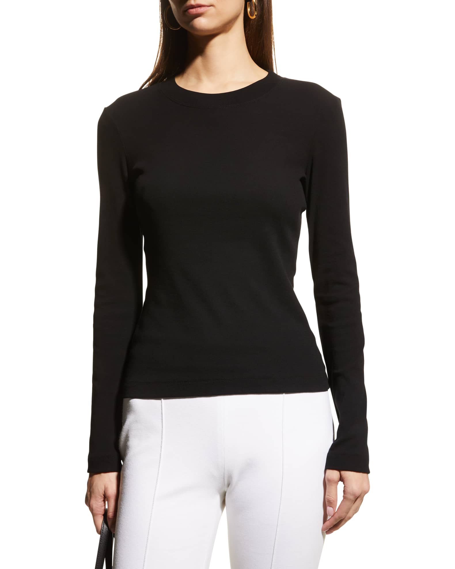 Rosetta Getty Long-Sleeve Cotton Shirt | Neiman Marcus