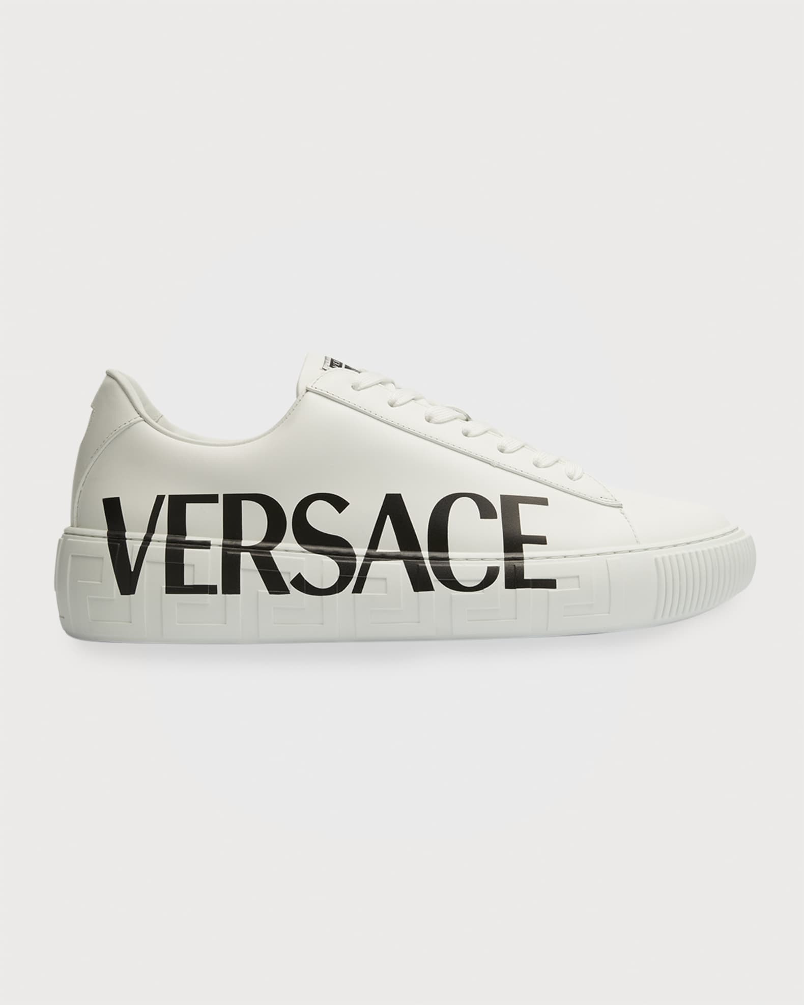 versace leather sneakers