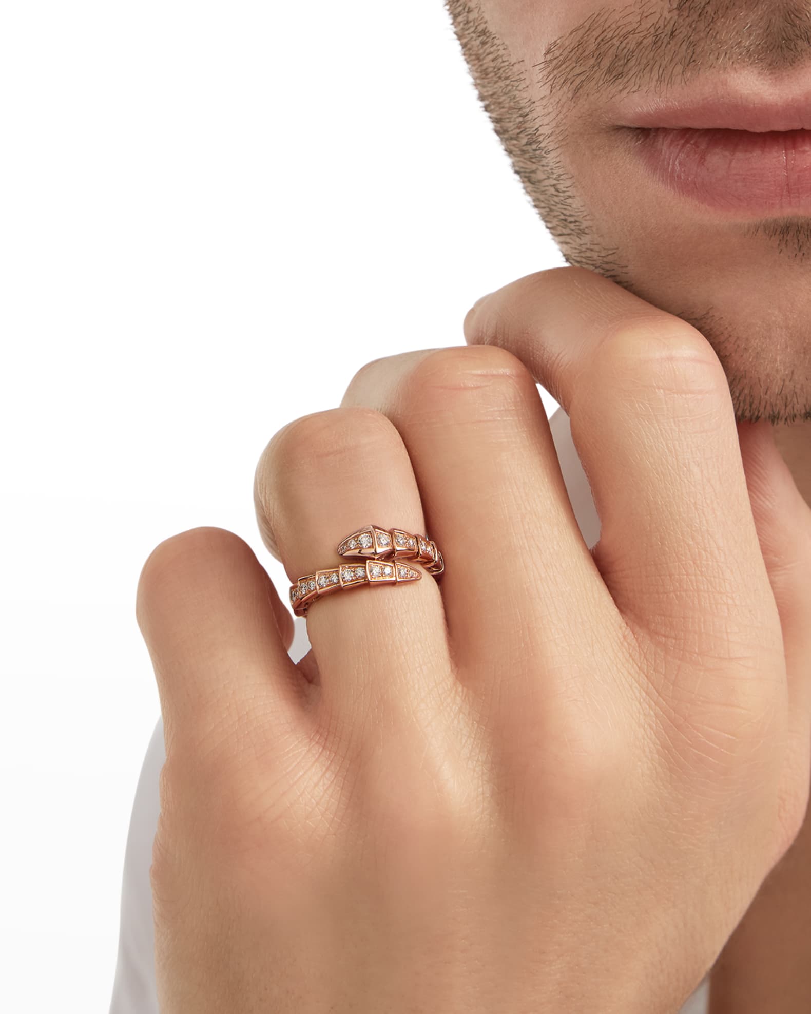 Serpenti diamond ring discount