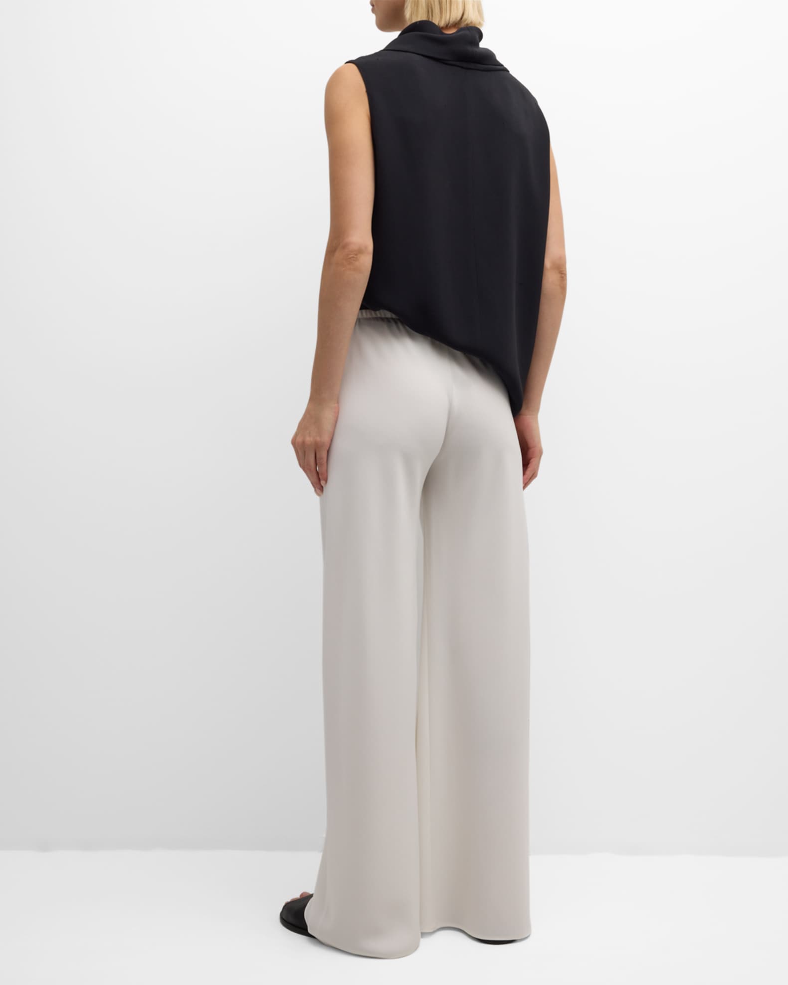 【The Row】Gala trousers Gala Pant White in Cady – The Row