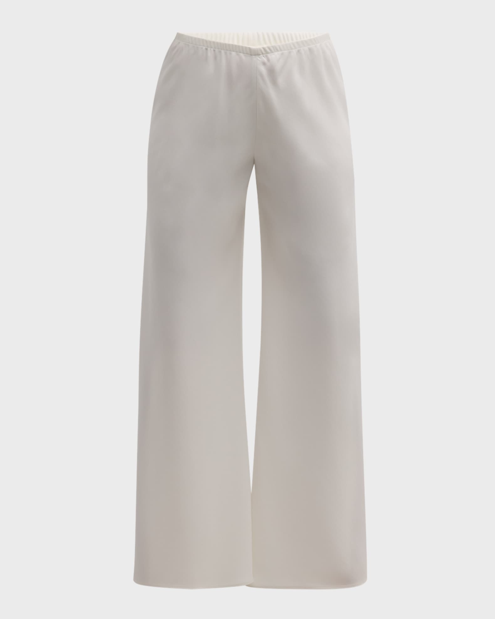 Gala Wide-Leg Crepe Pants 0