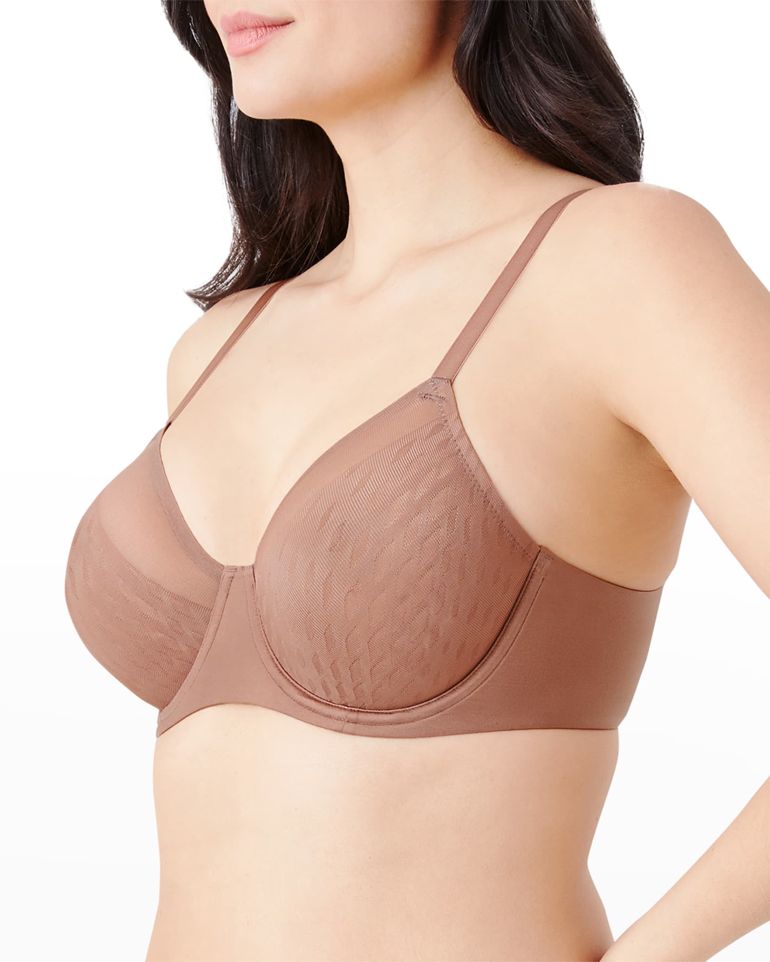 Wacoal Elevated Allure Underwire Bra: Rose Dust - Chantilly Online