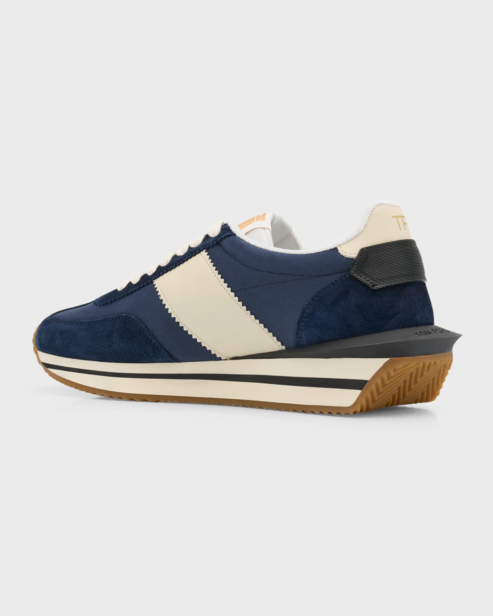 TOM FORD Men's James Colorblock Platform Low-Top Sneakers