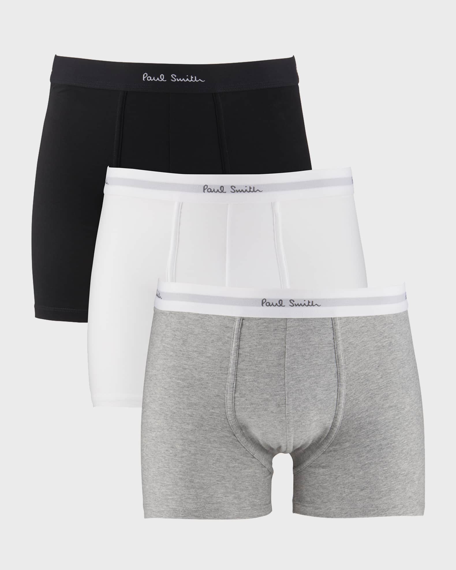 Men's 3-Pack Solid Boxer Trunks 0
