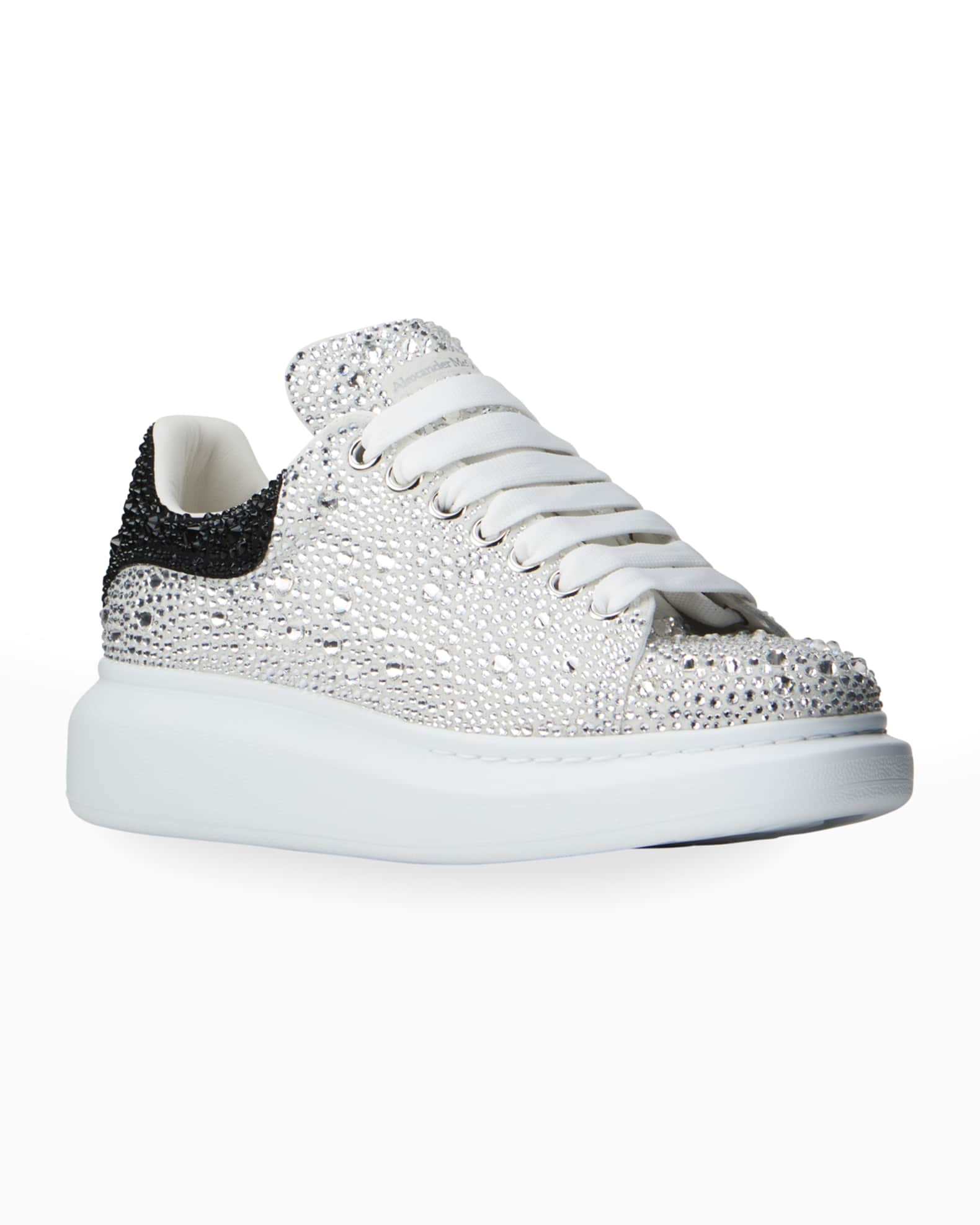 Alexander mcqueen crystal shoes sales