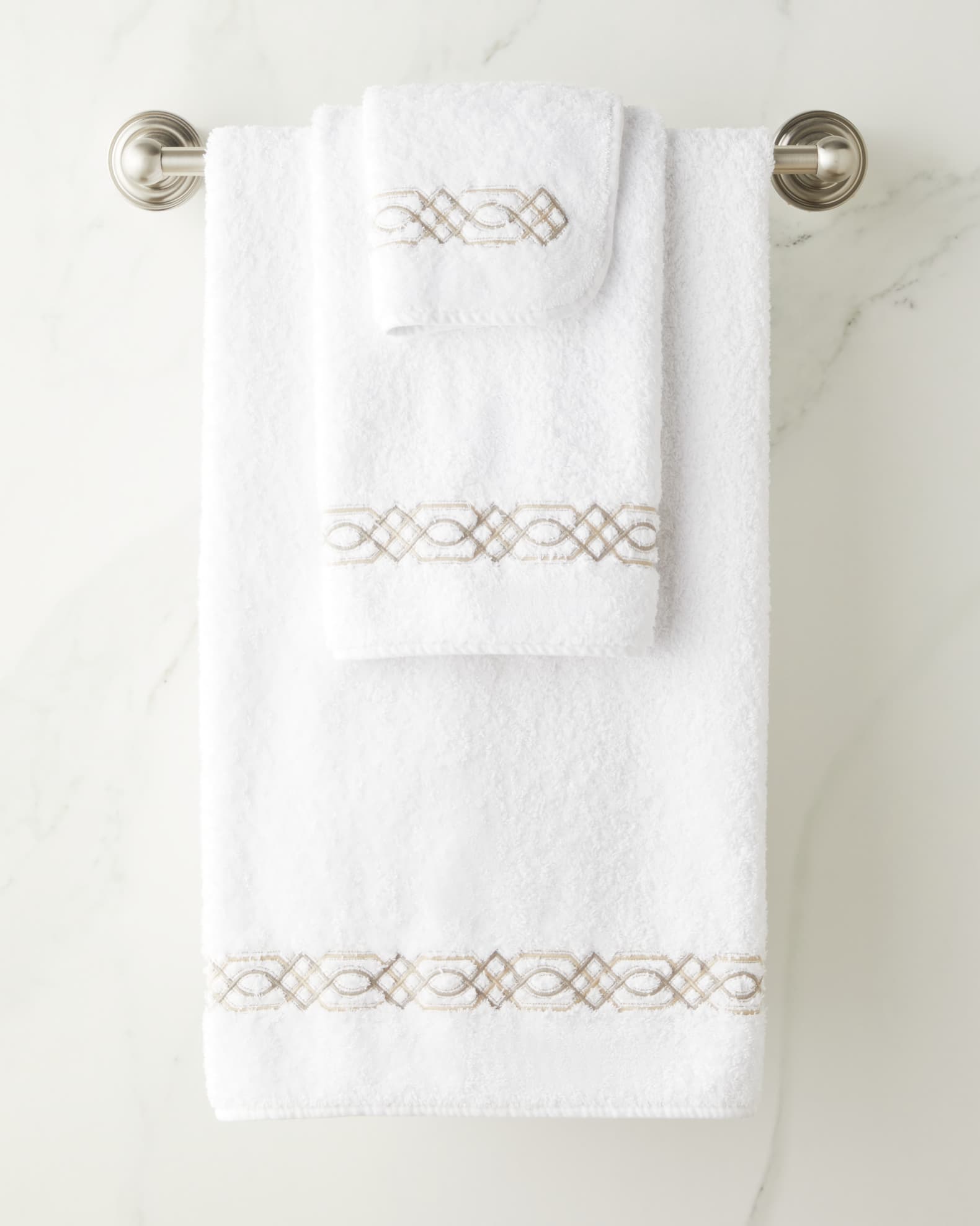 Milano Gray Bath Towel