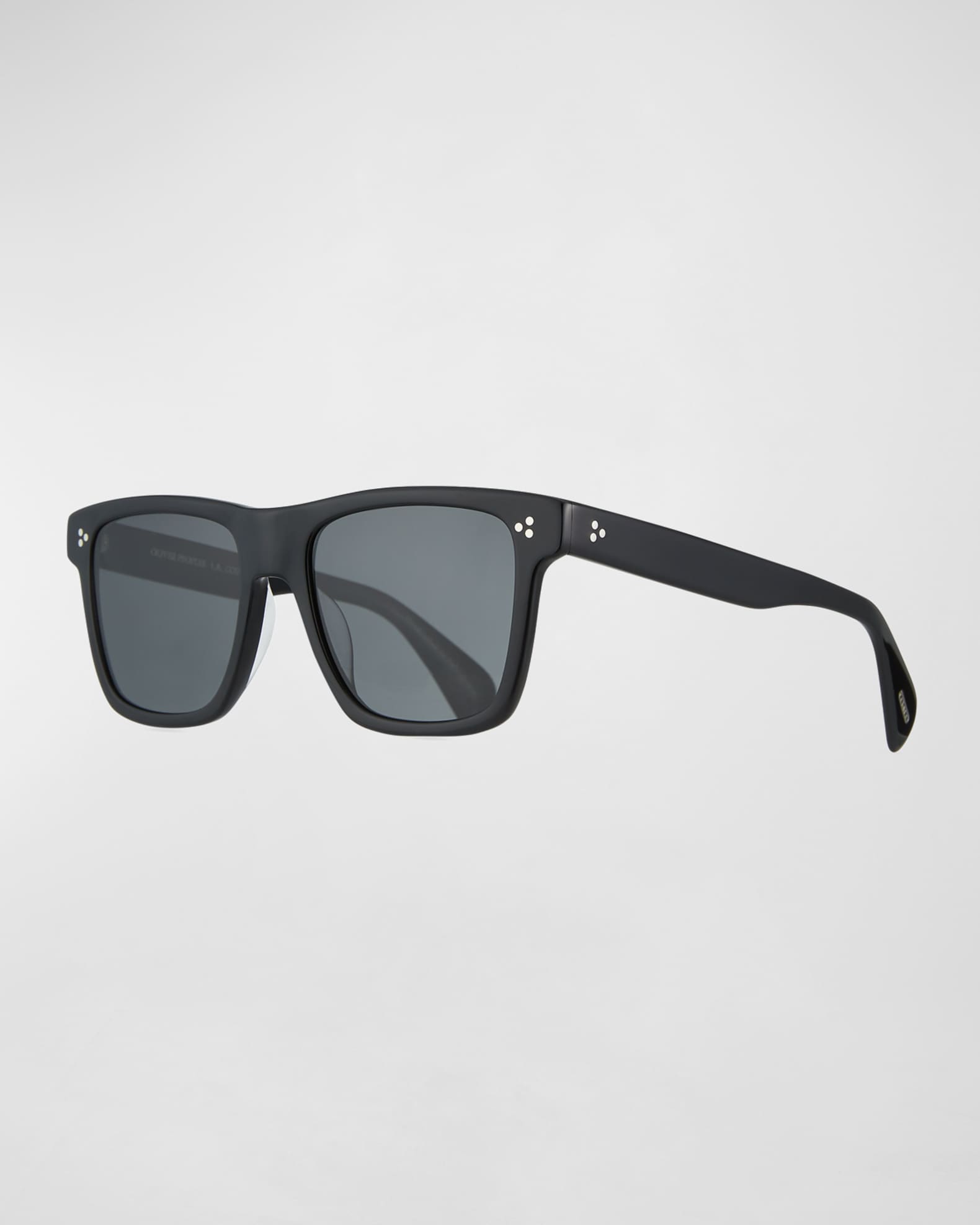Oliver Peoples Men's Casian Acetate Rectangle Sunglasses | Neiman Marcus