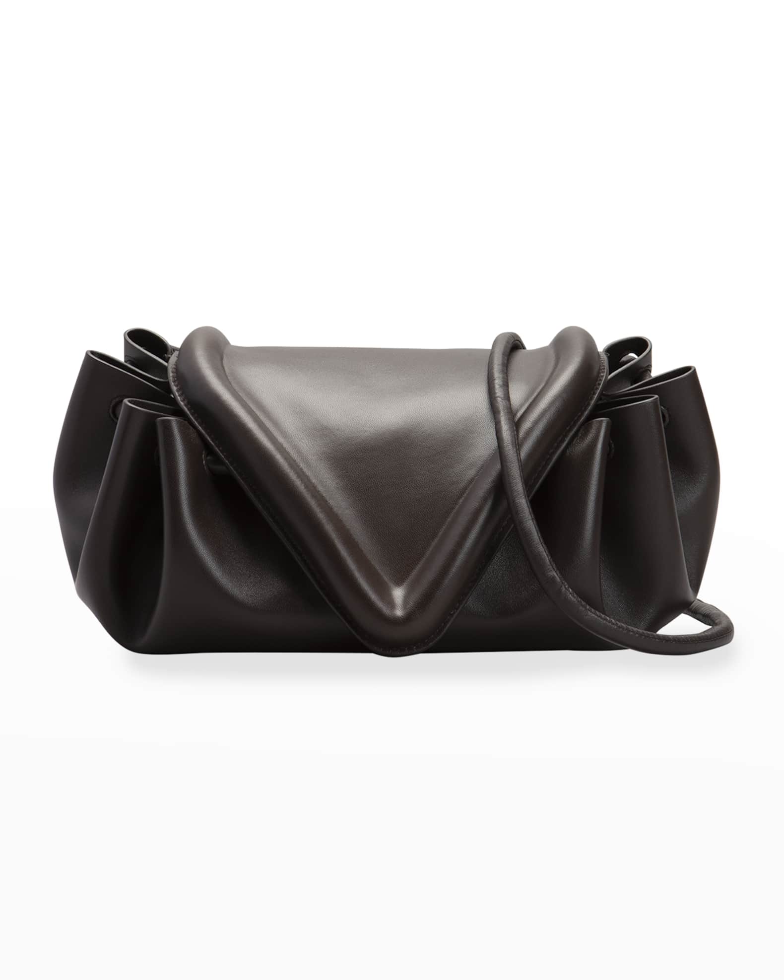 Bottega Veneta Beak V Flap Medium Shoulder Bag | Neiman Marcus