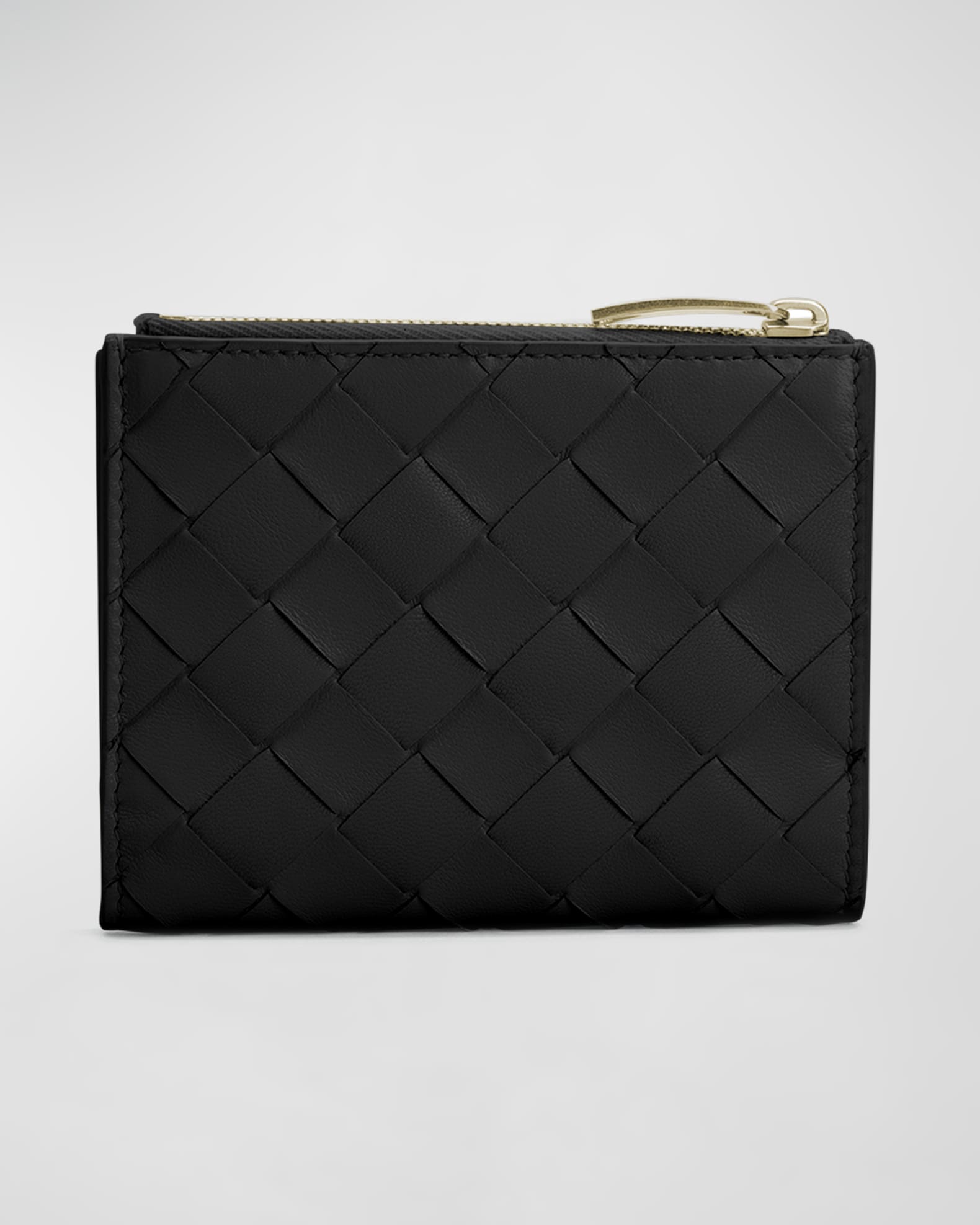 Bottega Veneta Small Bifold Zip Wallet | Neiman Marcus