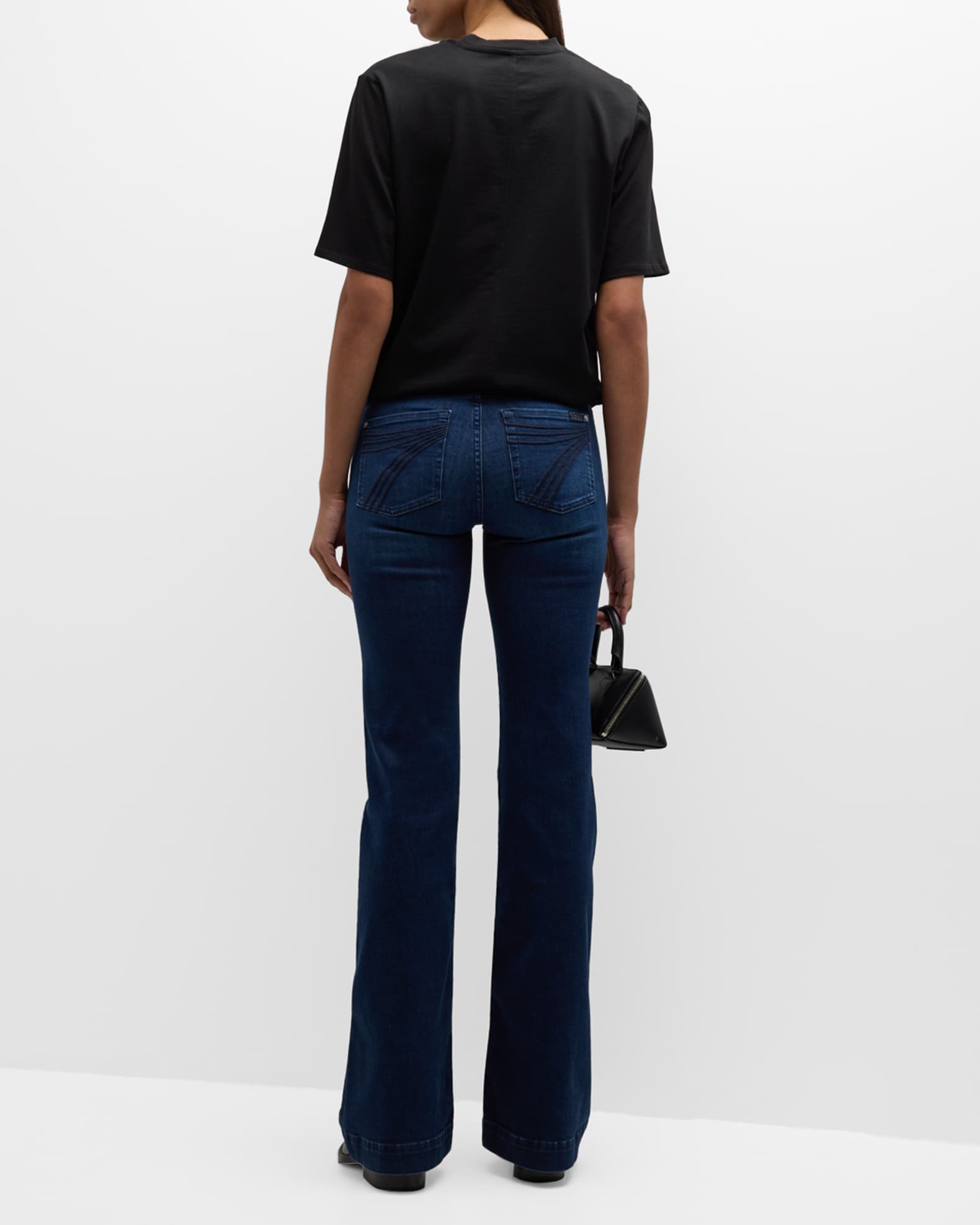 7 for all mankind Dojo Flare Jeans | Neiman Marcus