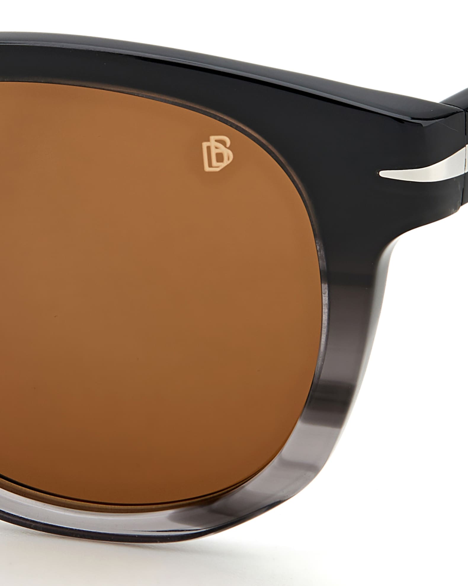 David Beckham Men's Round Acetate Keyhole Sunglasses Neiman Marcus