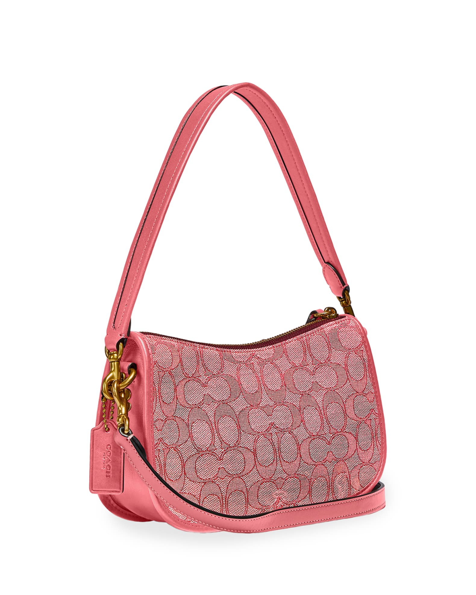 Coach Swinger Signature Jacquard Shoulder Bag Neiman Marcus