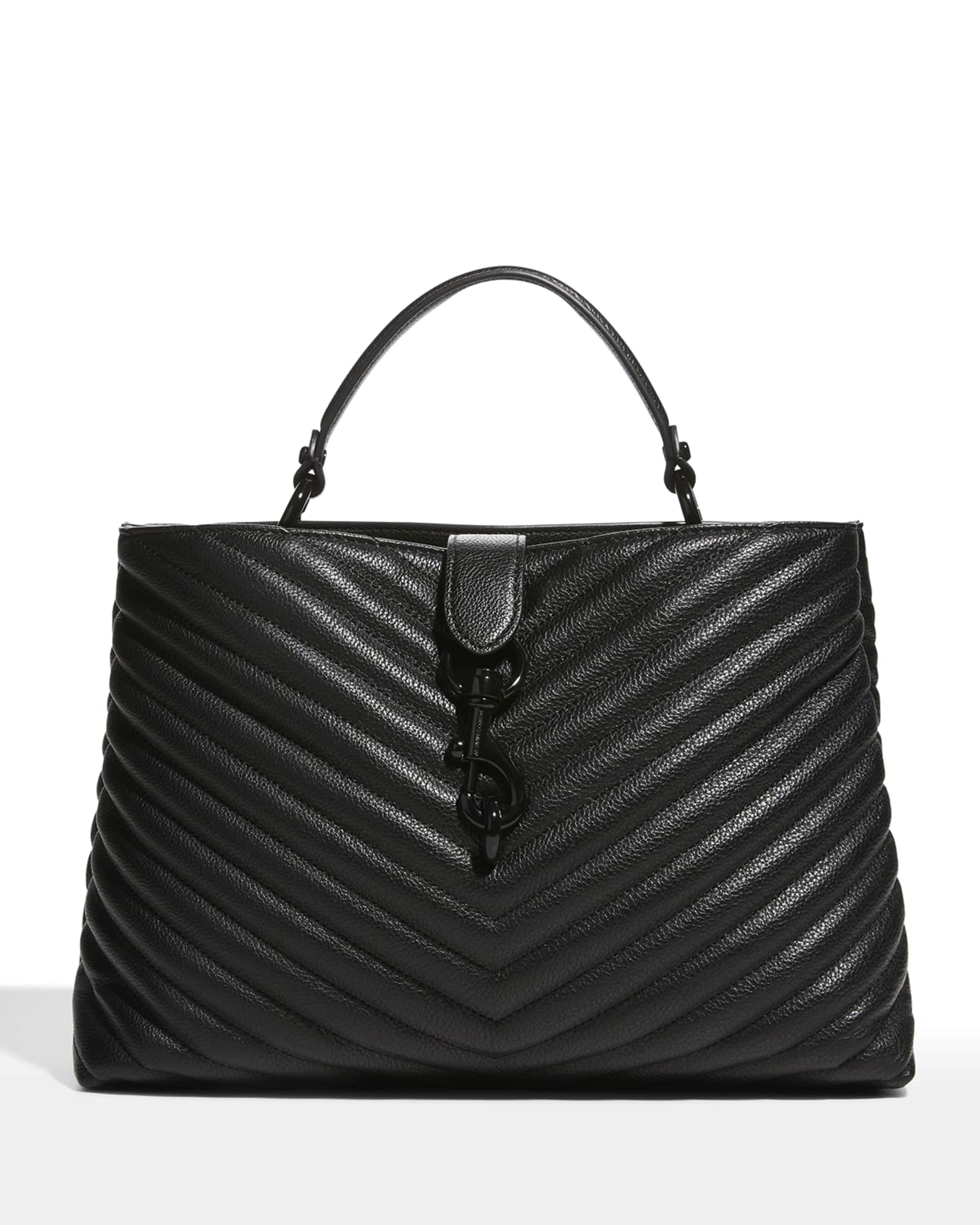 Rebecca Minkoff Edie Quilted Large Top-Handle Tote Bag | Neiman Marcus