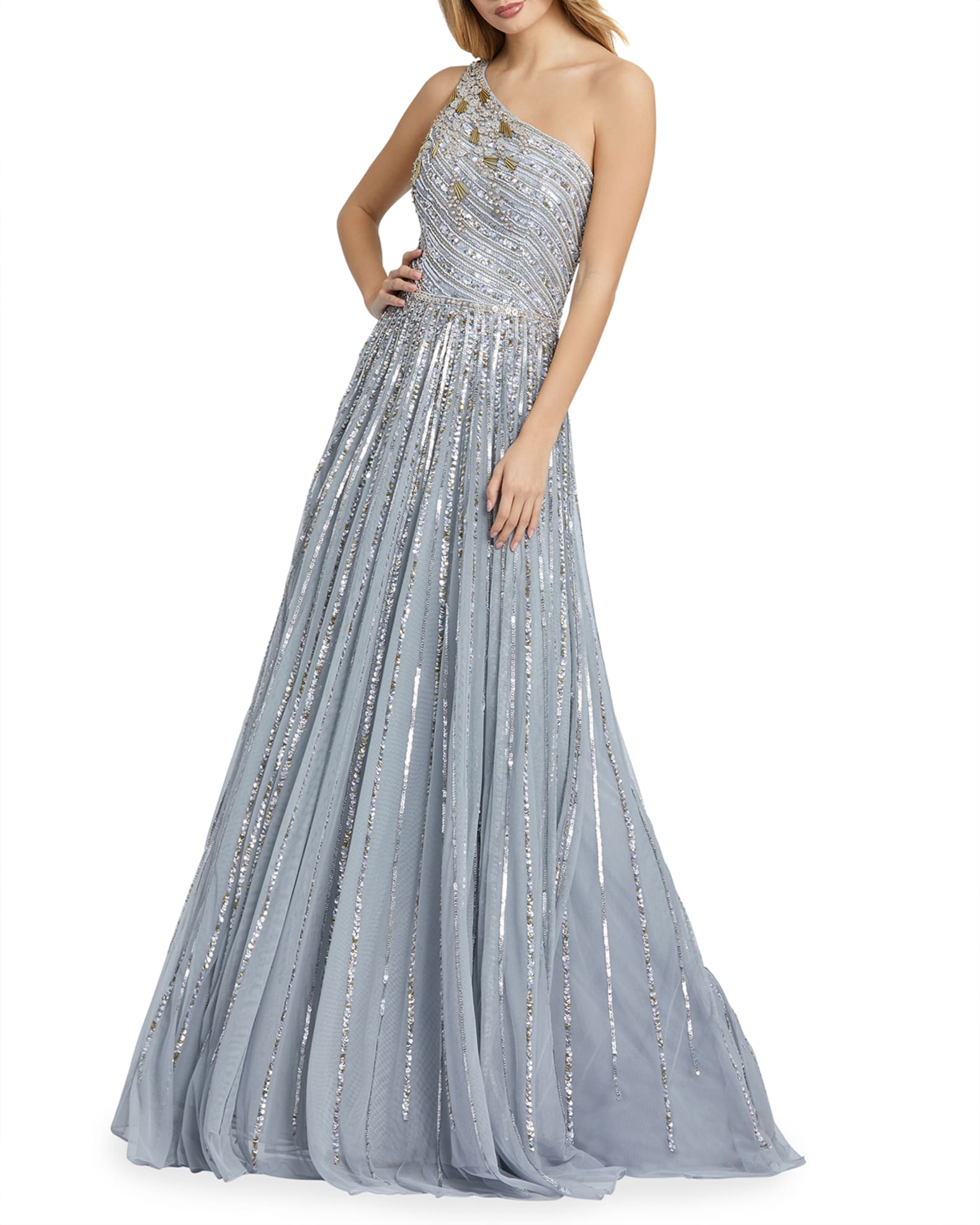 mac duggal one shoulder