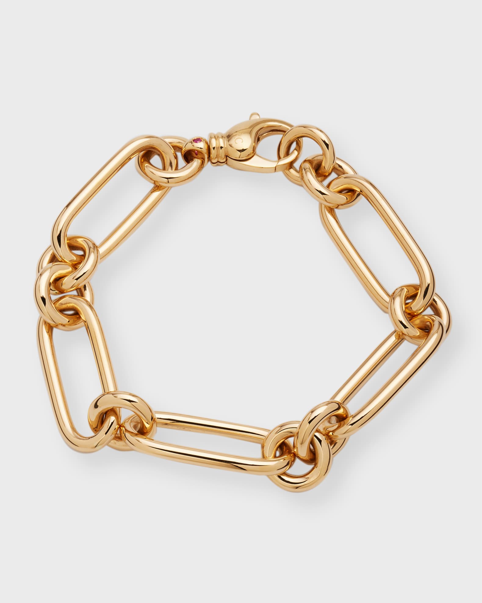 Roberto Coin Oro Classic Oval and Round Link Chain Bracelet | Neiman Marcus