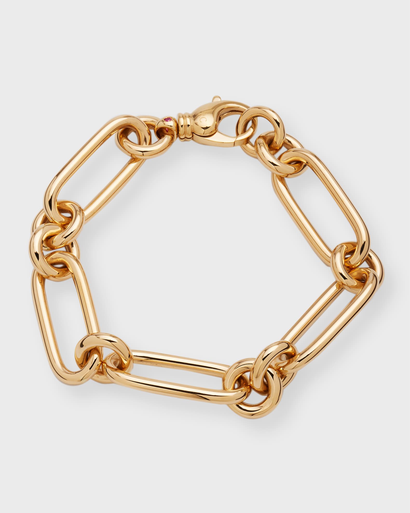Roberto Coin Oro Classic Oval and Round Link Chain Bracelet