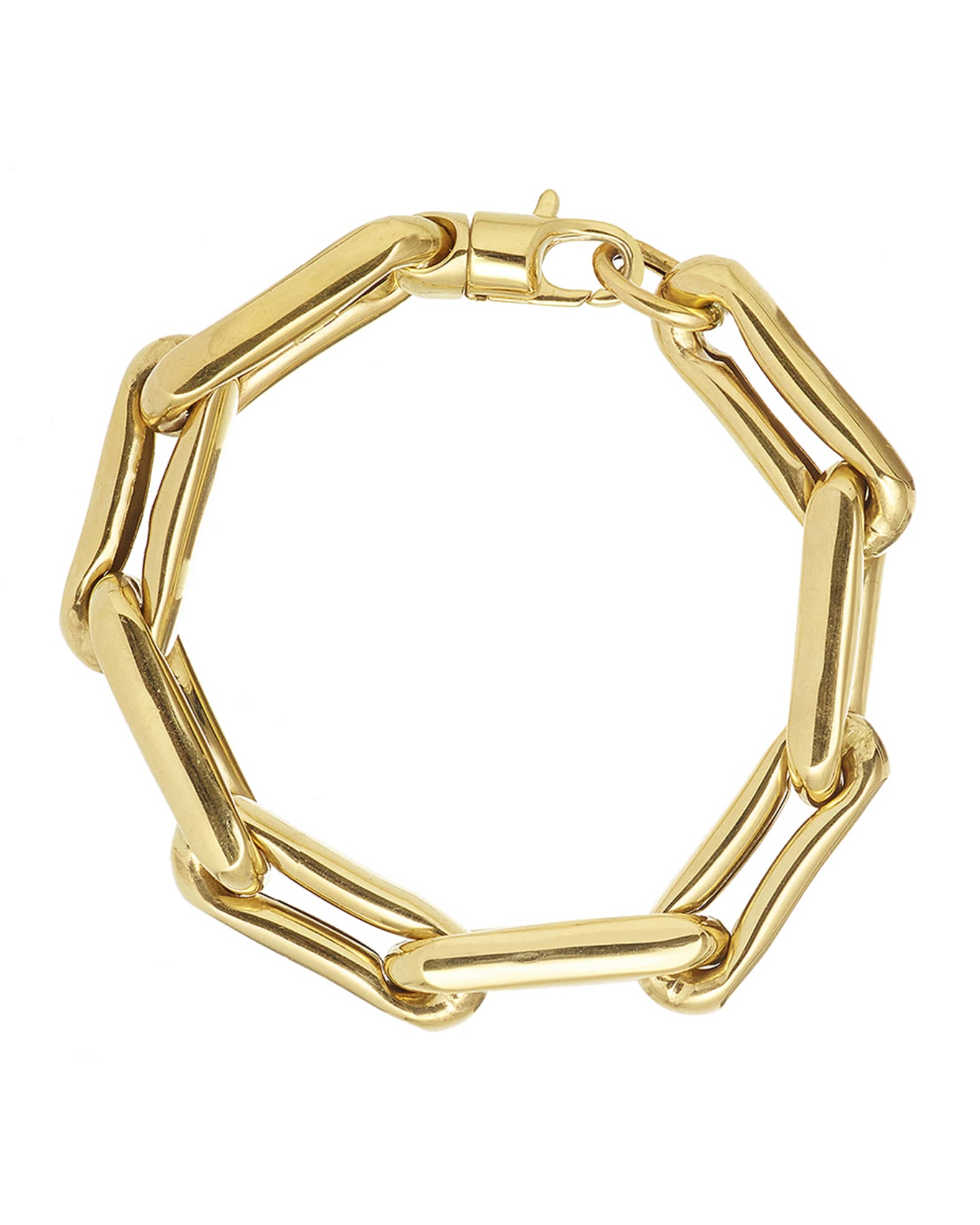 Lauren Rubinski 14k Extra-Large Chain-Link Bracelet | Neiman Marcus