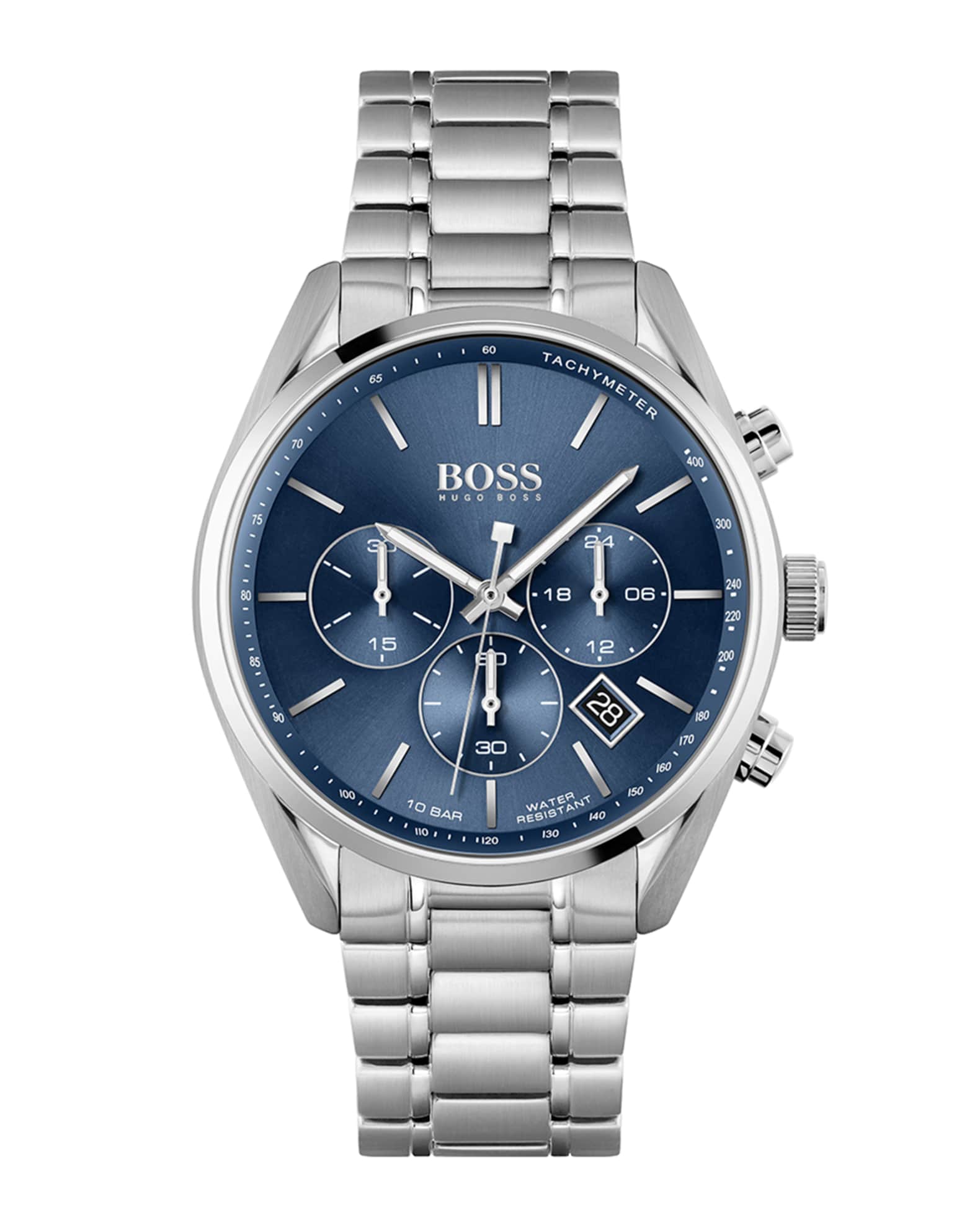 Hugo Boss Men's Boss Champion 44mm Chrono Bracelet Watch | Neiman Marcus