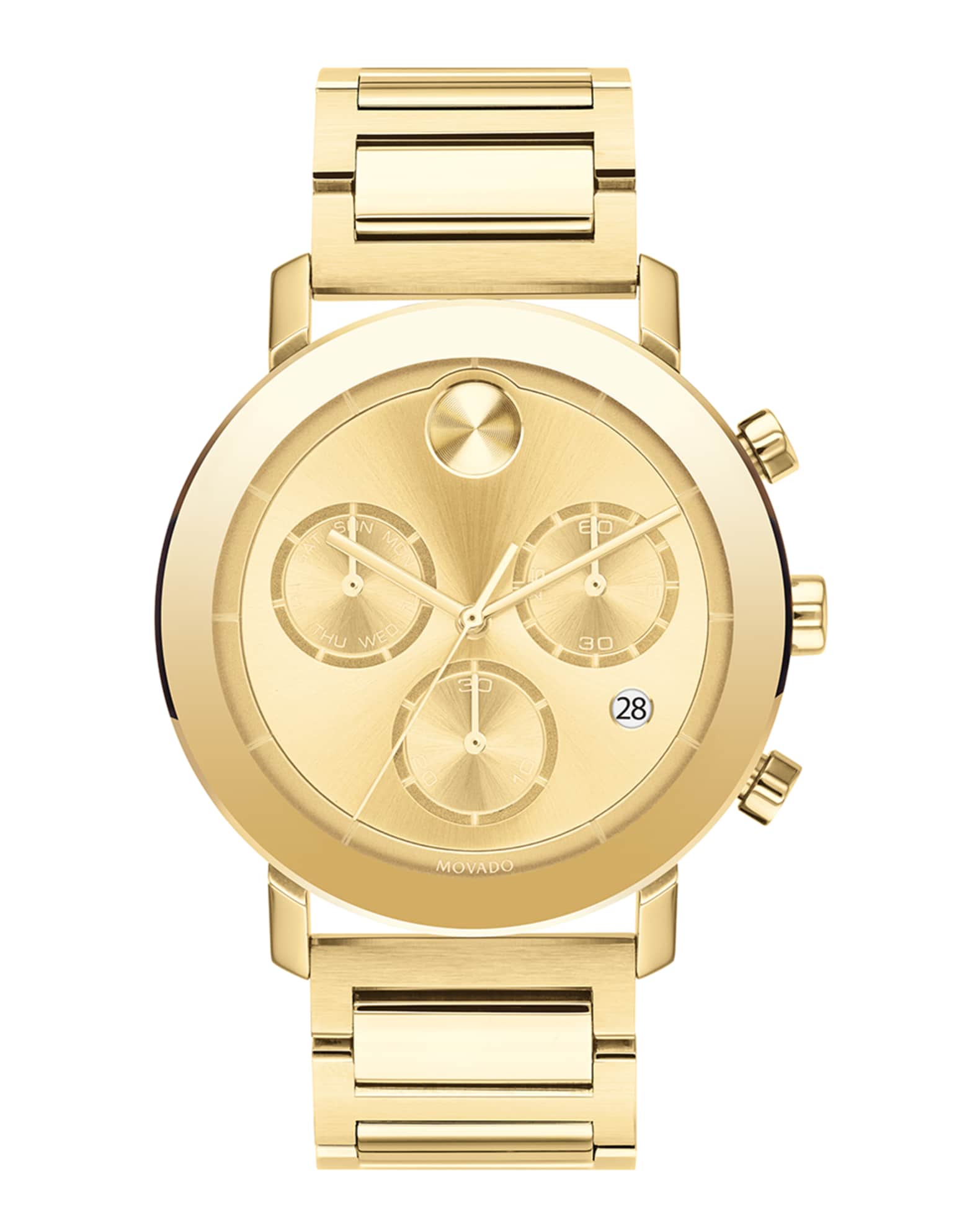 Movado Men s 42mm BOLD Evolution Chrono Bracelet Watch Neiman Marcus